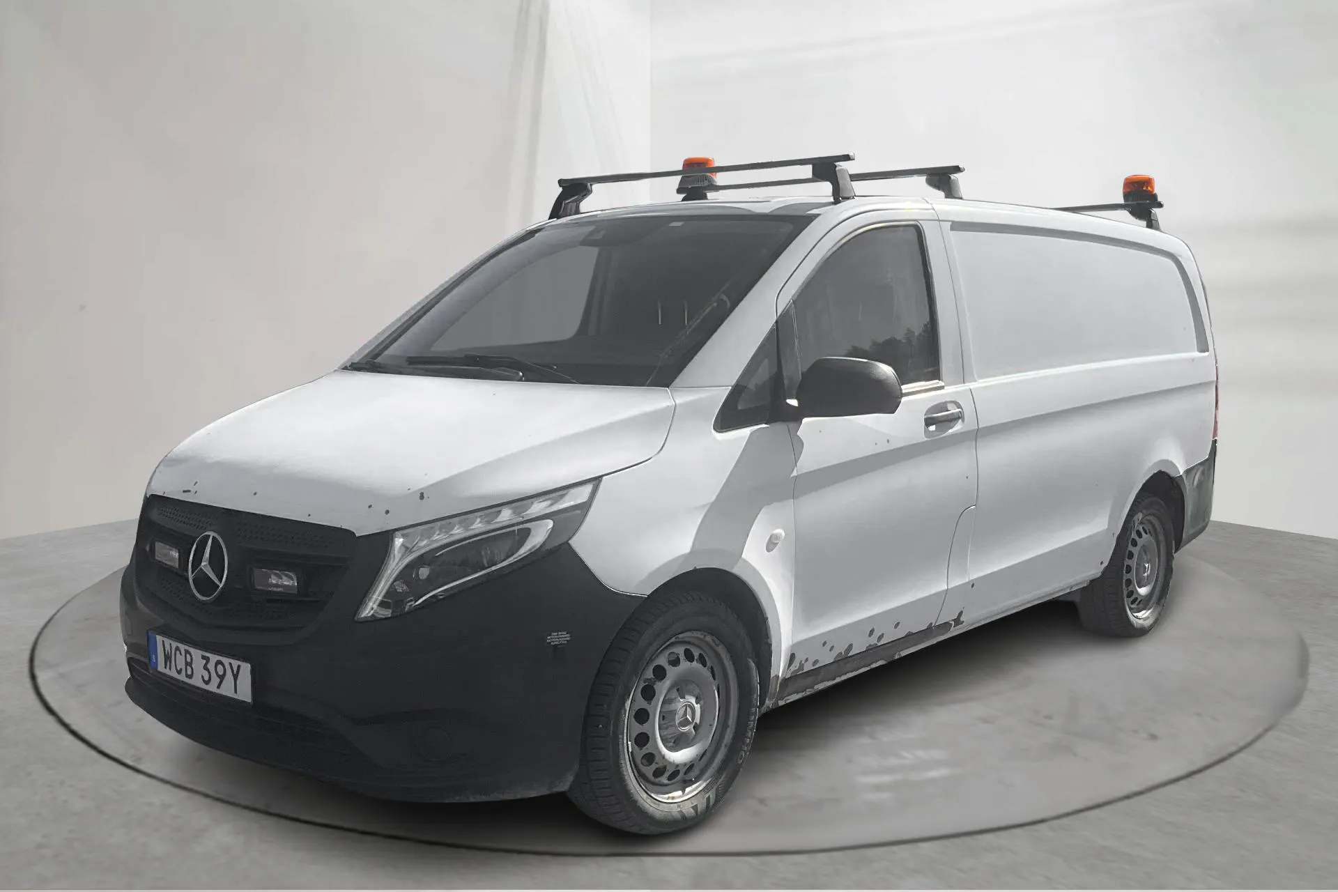 Presentation photo 1 of 13: Mercedes Vito 116 CDI 4MATIC W640 (163hk) - 21 570 km - Automatic - white - 2021