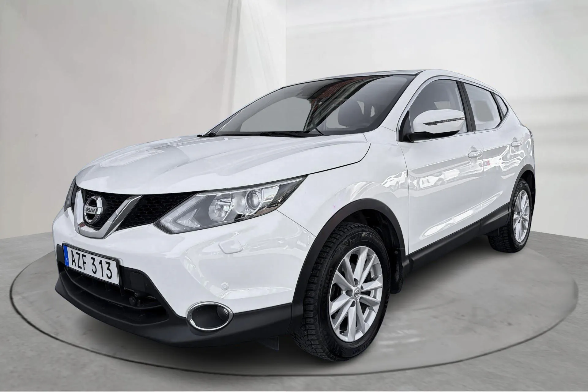 Presentationsfoto 1 av 15: Nissan Qashqai 1.2 (115hk) - 16 827 mil - Manuell - vit - 2016