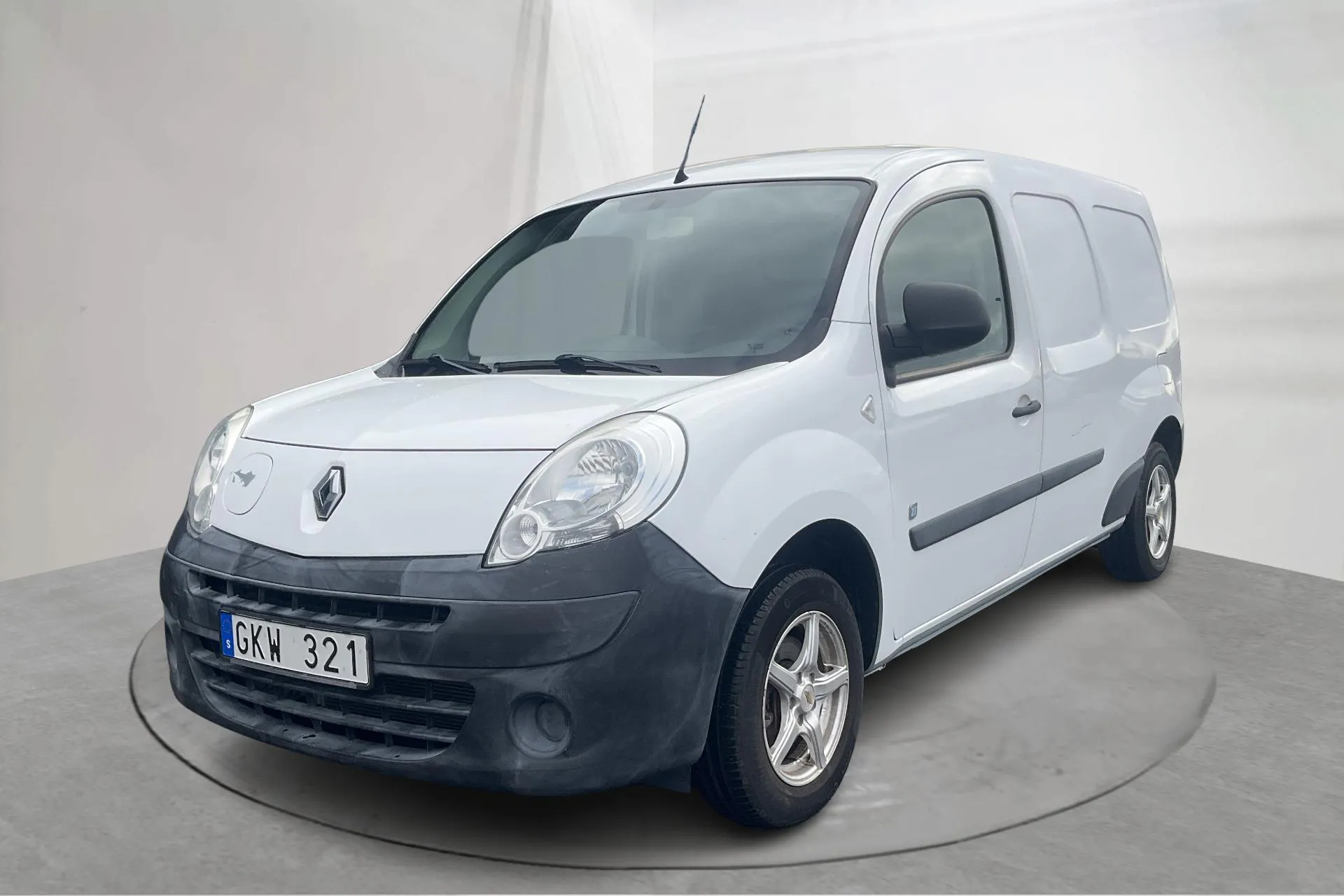 Presentationsfoto 1 av 17: Renault Kangoo Express II Z.E. Skåp (60hk) - 2 583 mil - Automat - silver - 2013