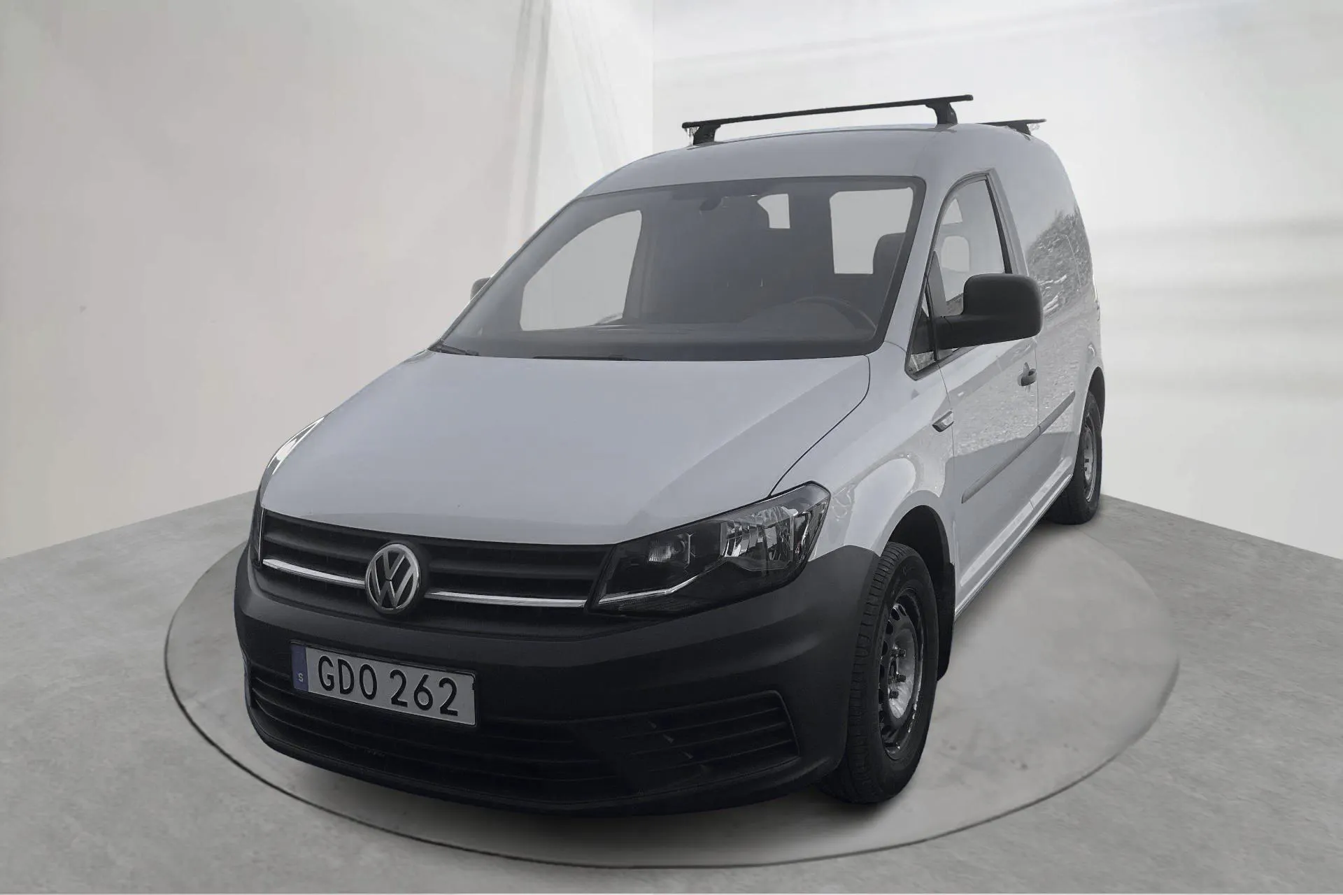Presentation photo 1 of 11: VW Caddy 2.0 TDI Skåp (75hk) - 91 430 km - Manual - white - 2018