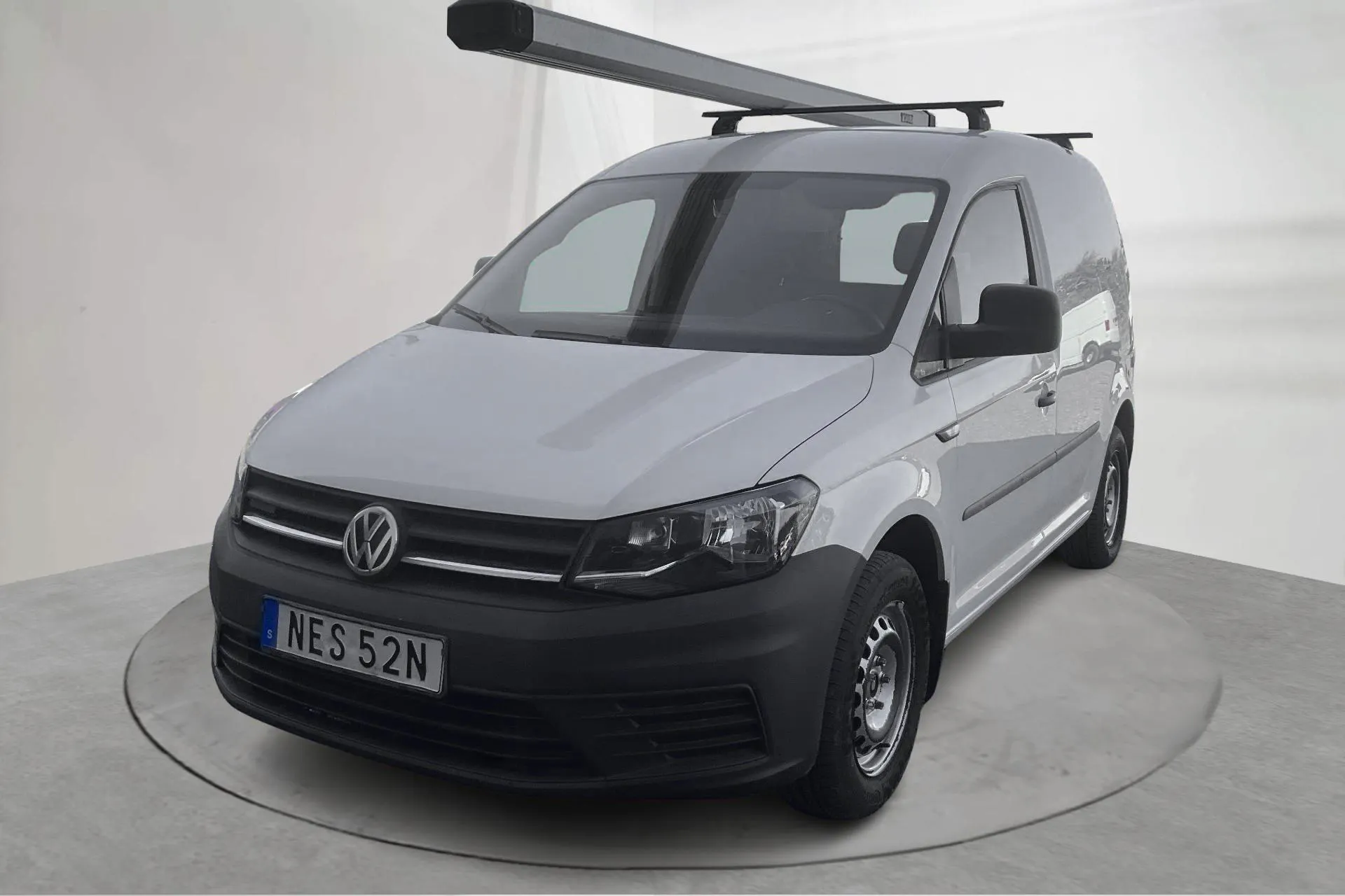 Presentation photo 1 of 11: VW Caddy 1.4 TGI Skåp (110hk) - 56 270 km - Manual - white - 2019