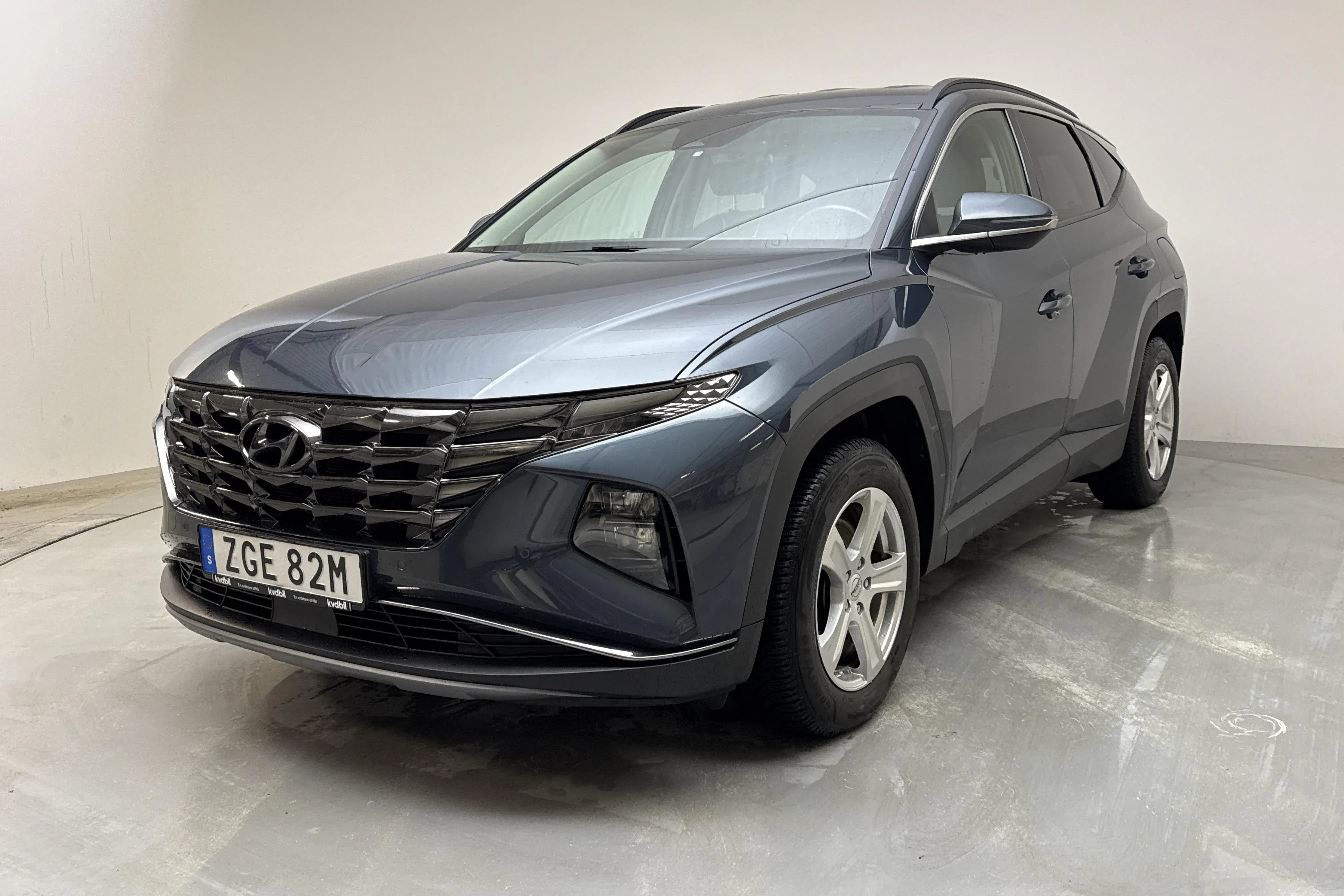 Presentation photo 1 of 16: Hyundai Tucson 1.6 GDI plug-in hybrid 4WD (265hk) - 81 310 km - Automatic - blue - 2022