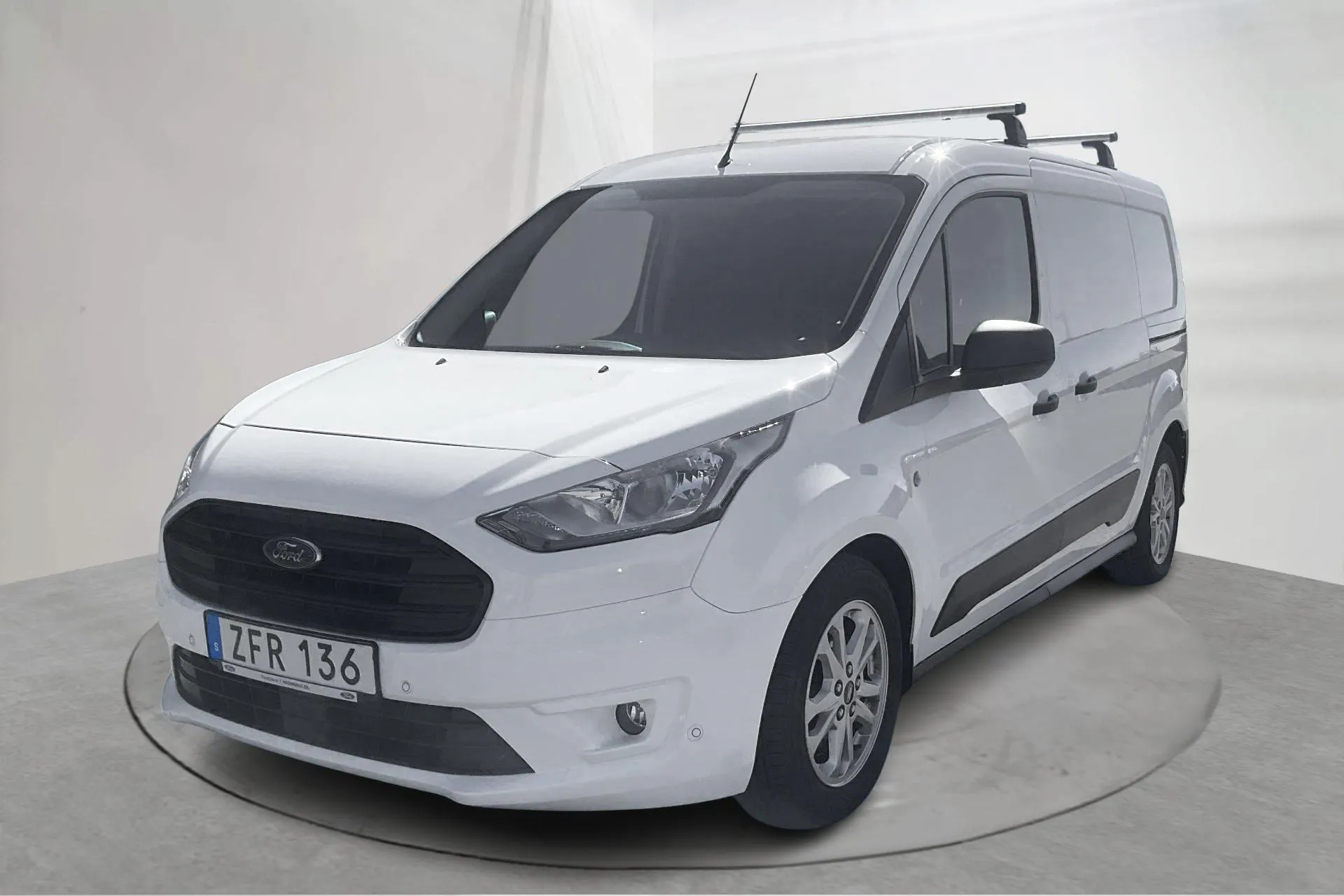 Presentation photo 1 of 17: Ford Transit Connect 1.5 EcoBlue (100hk) - 97 380 km - Automatic - white - 2022