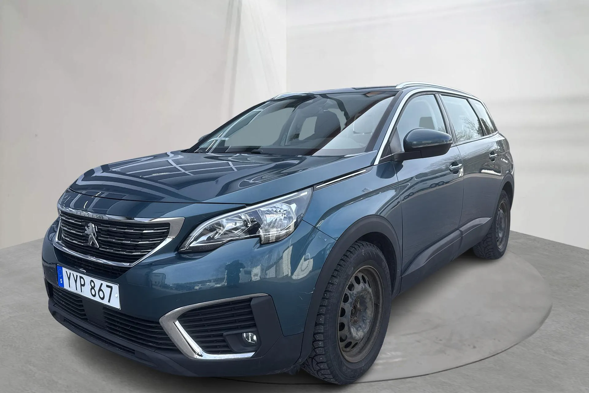 Presentationsfoto 1 av 14: Peugeot 5008 1.2 PureTech (130hk) - 10 148 mil - Automat - blå - 2018