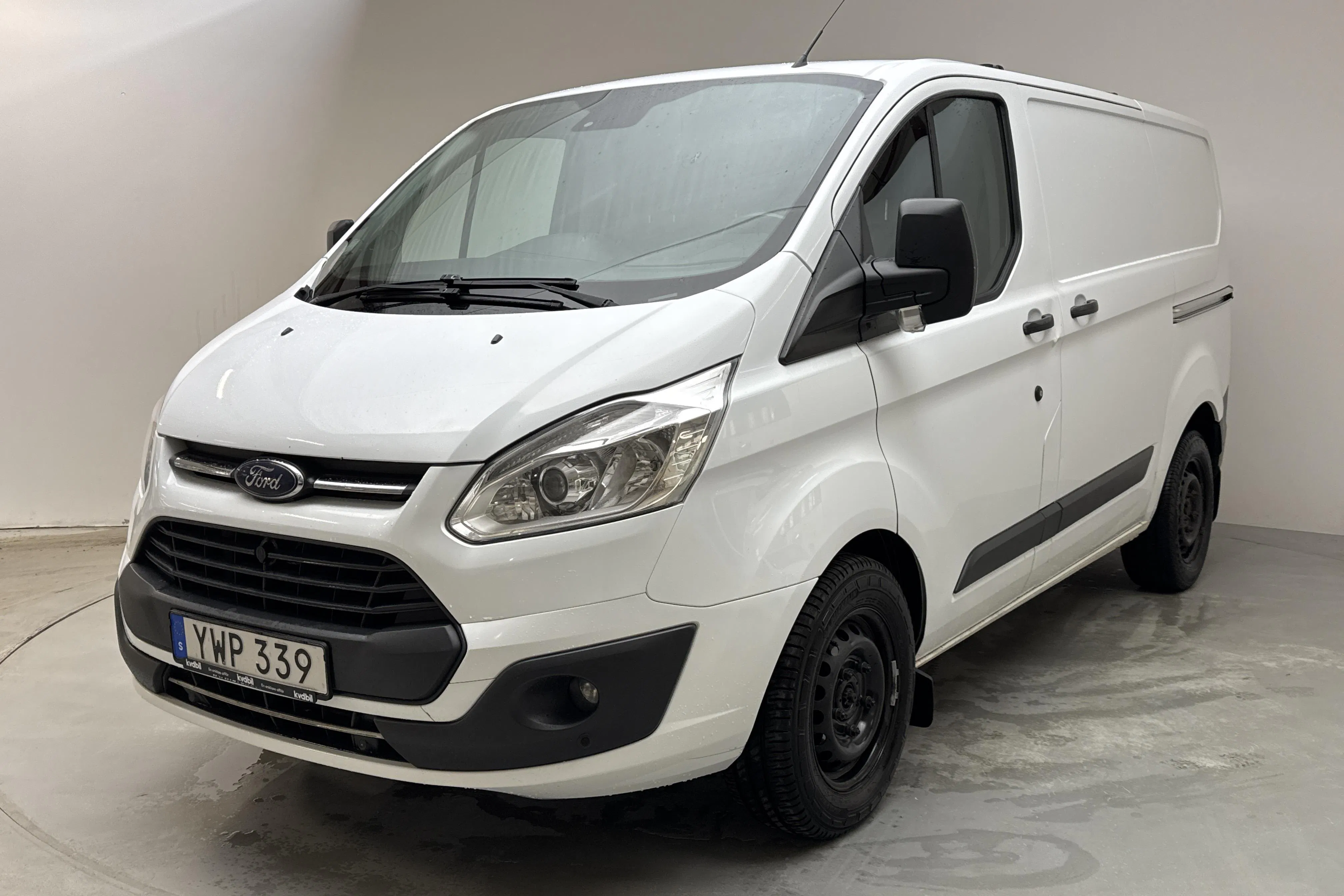 Presentation photo 1 of 12: Ford Transit Custom 270 (130hk) - 209 310 km - Automatic - white - 2018