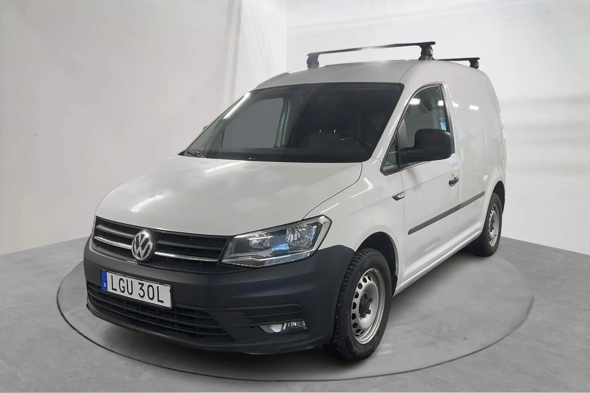 Presentation photo 1 of 17: VW Caddy 2.0 TDI Skåp (75hk) - 154 560 km - Manual - white - 2020