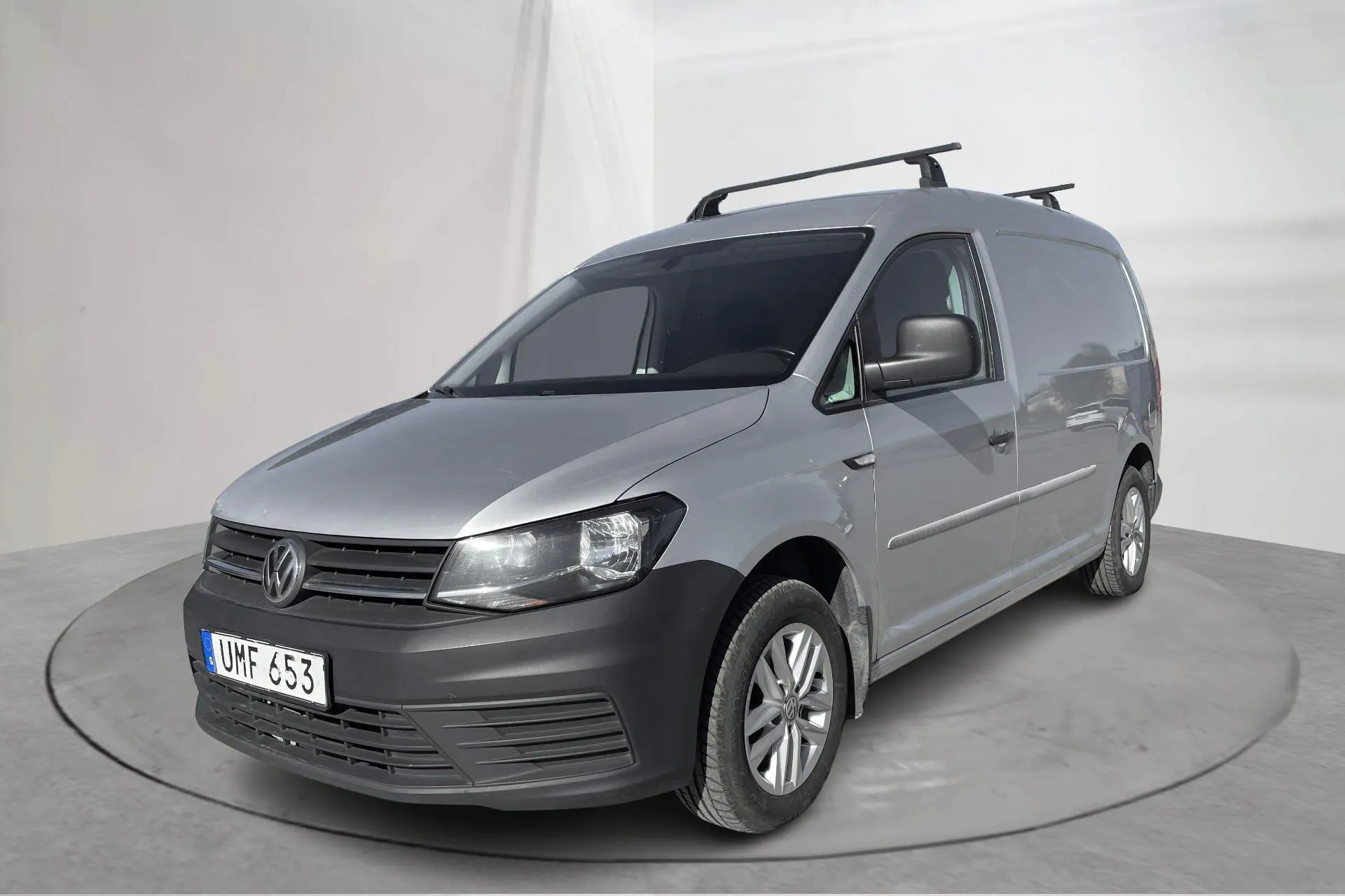 Presentation photo 1 of 18: VW Caddy 2.0 TDI Maxi Skåp (102hk) - 212 670 km - Automatic - silver - 2018
