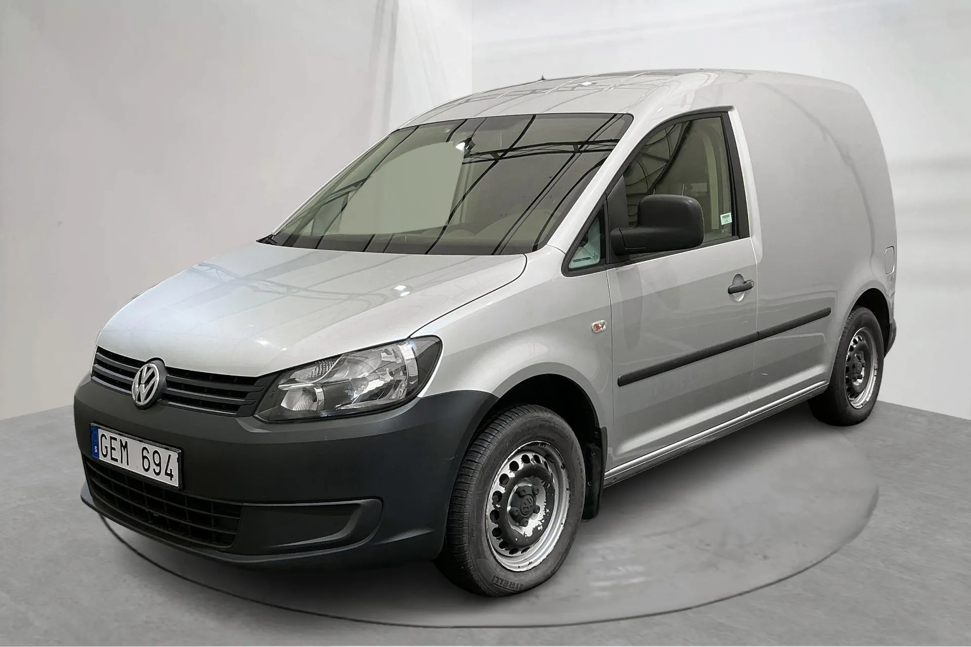 Presentation photo 1 of 12: VW Caddy 1.6 TDI Skåp (102hk) - 83 960 km - Manual - silver - 2011