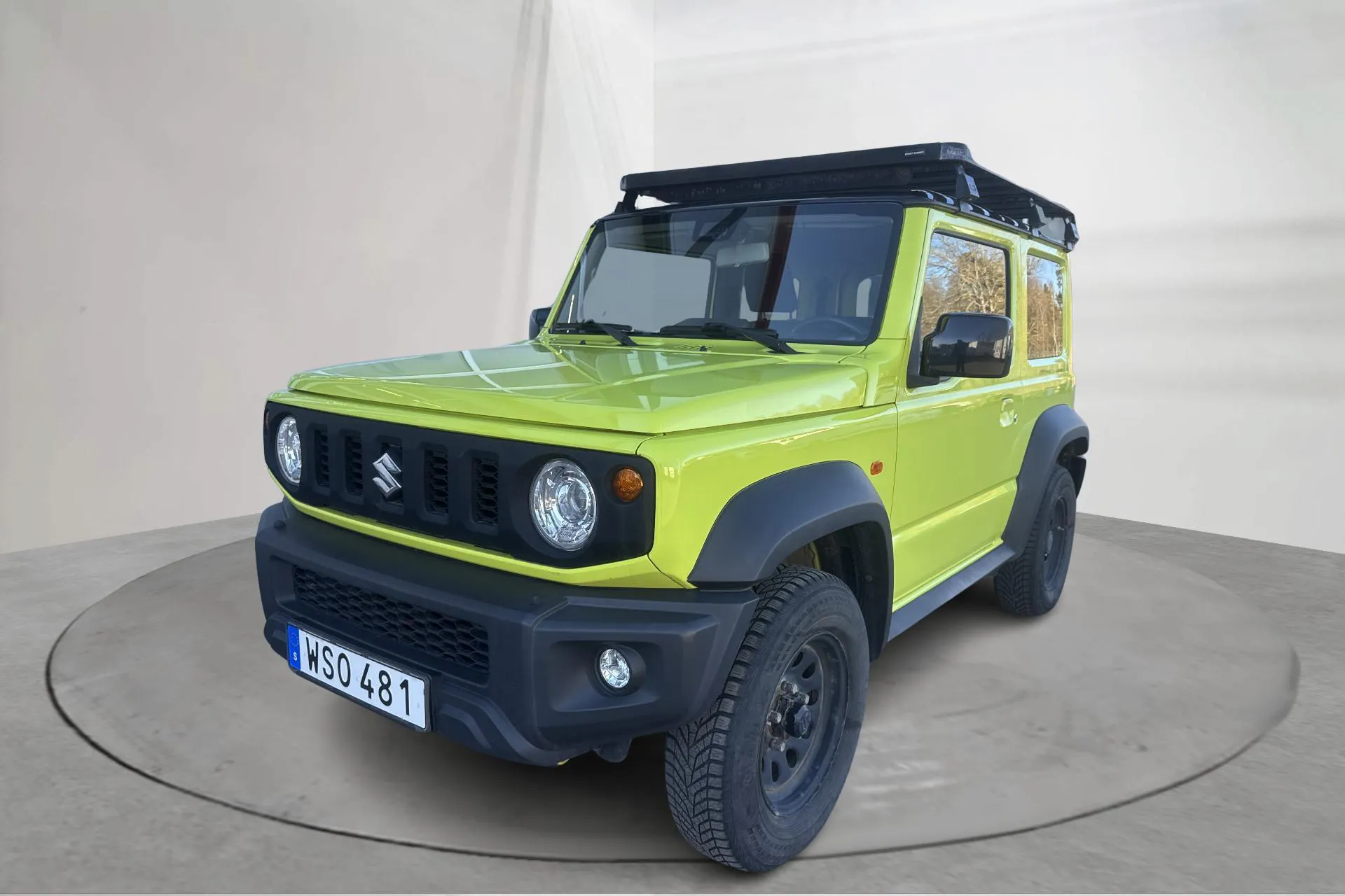 Presentationsfoto 1 av 15: Suzuki Jimny 1.5 4X4 (102hk) - 5 065 mil - Automat - Dark Green - 2019