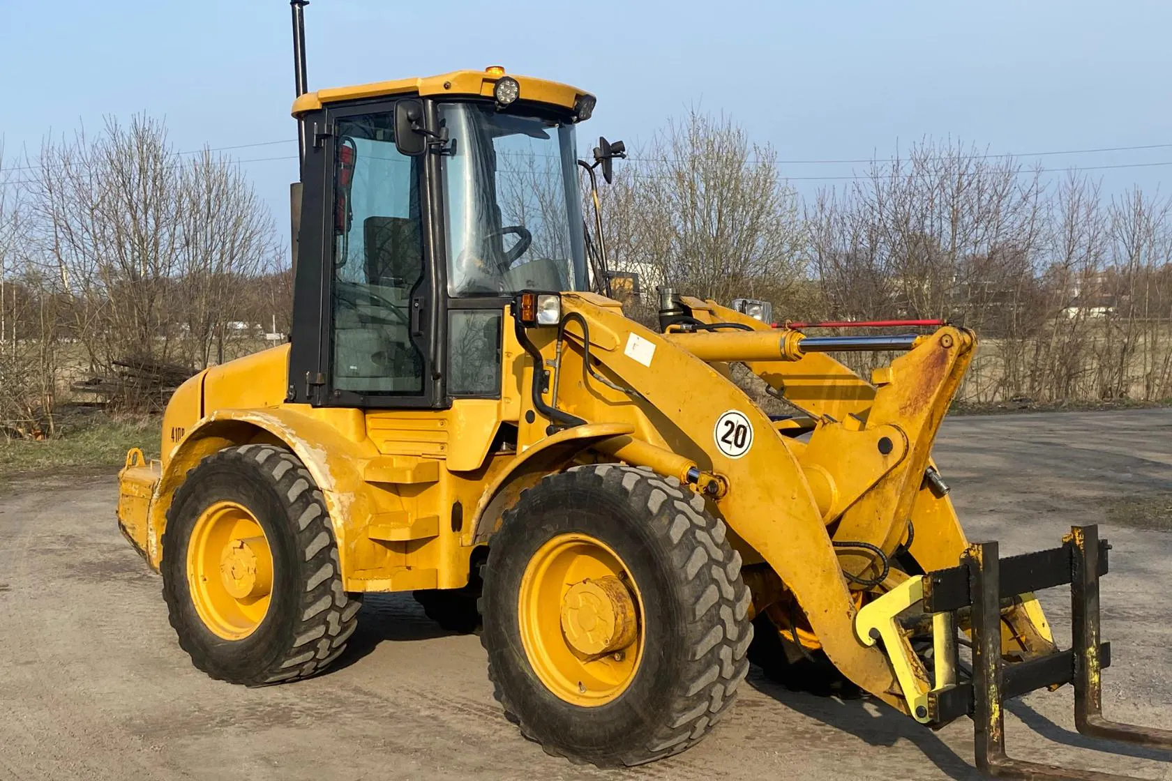 Presentationsfoto 2 av 59: JCB 410B, hjullastare (1996 ?) - 