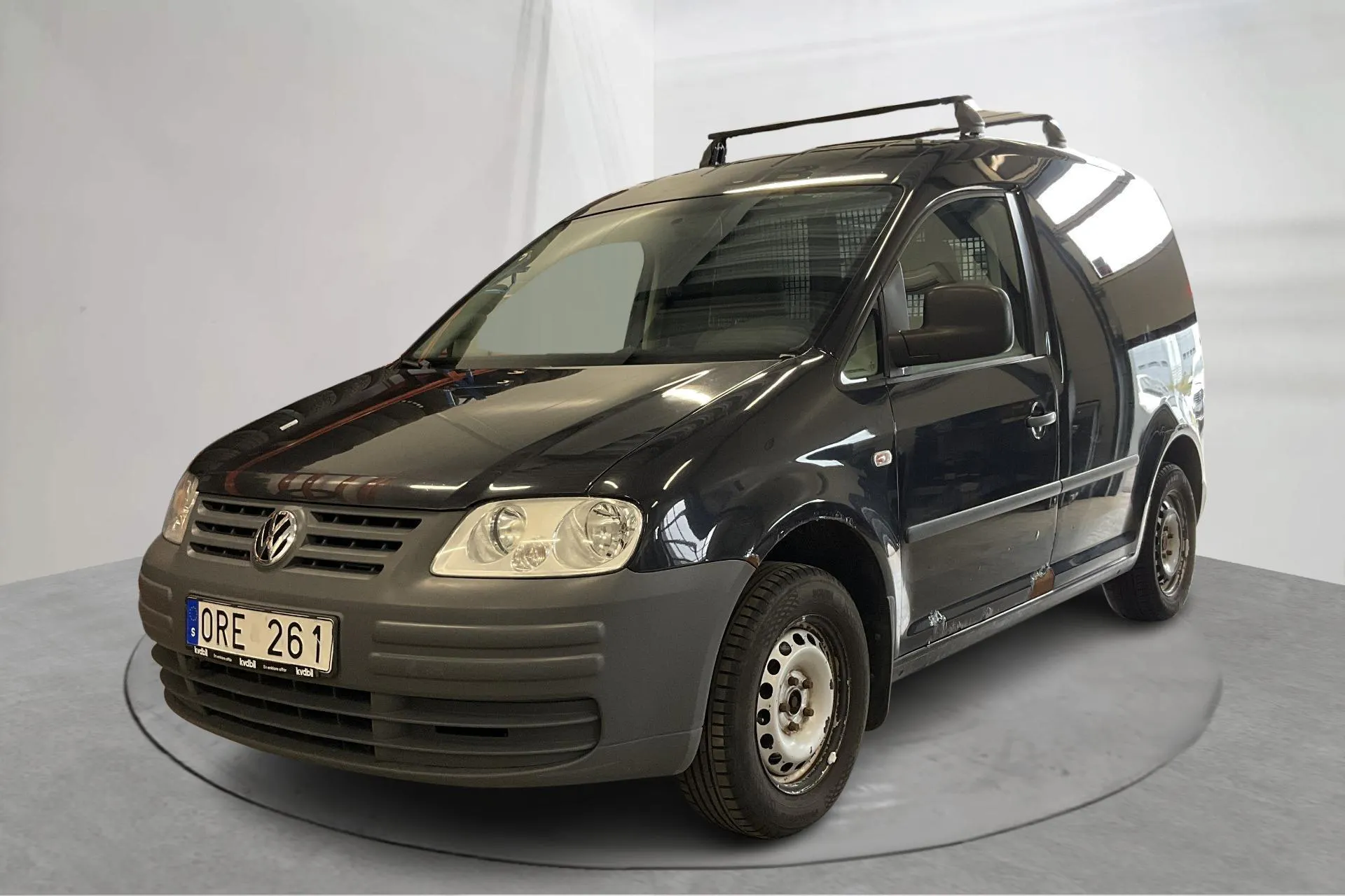 Presentationsfoto 1 av 15: VW Caddy 1.4 Skåp (80hk) - 13 115 mil - Manuell - svart - 2010