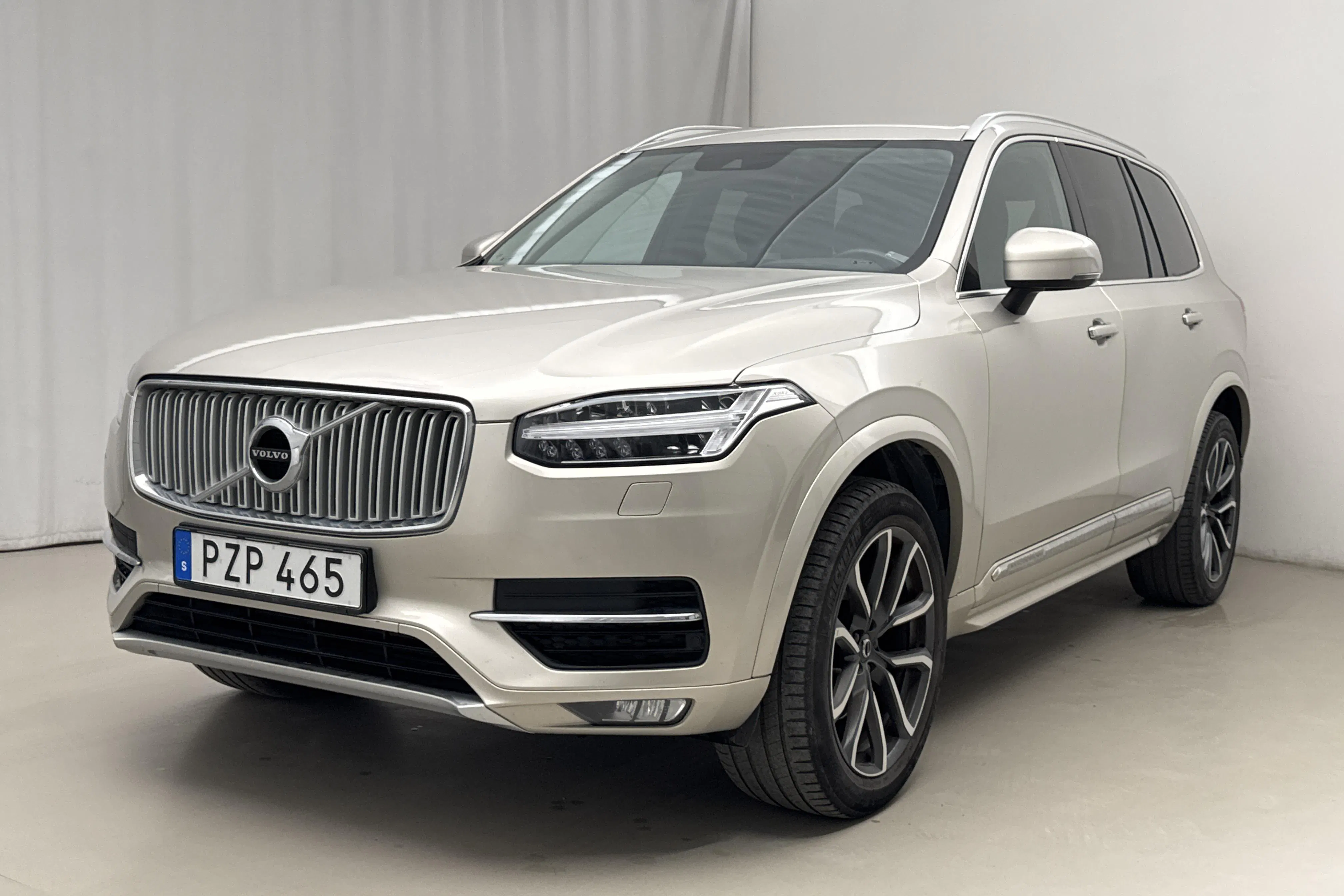 Presentation photo 1 of 21: Volvo XC90 D5 AWD (225hk) - 156 960 km - Automatic - Light Brown - 2016