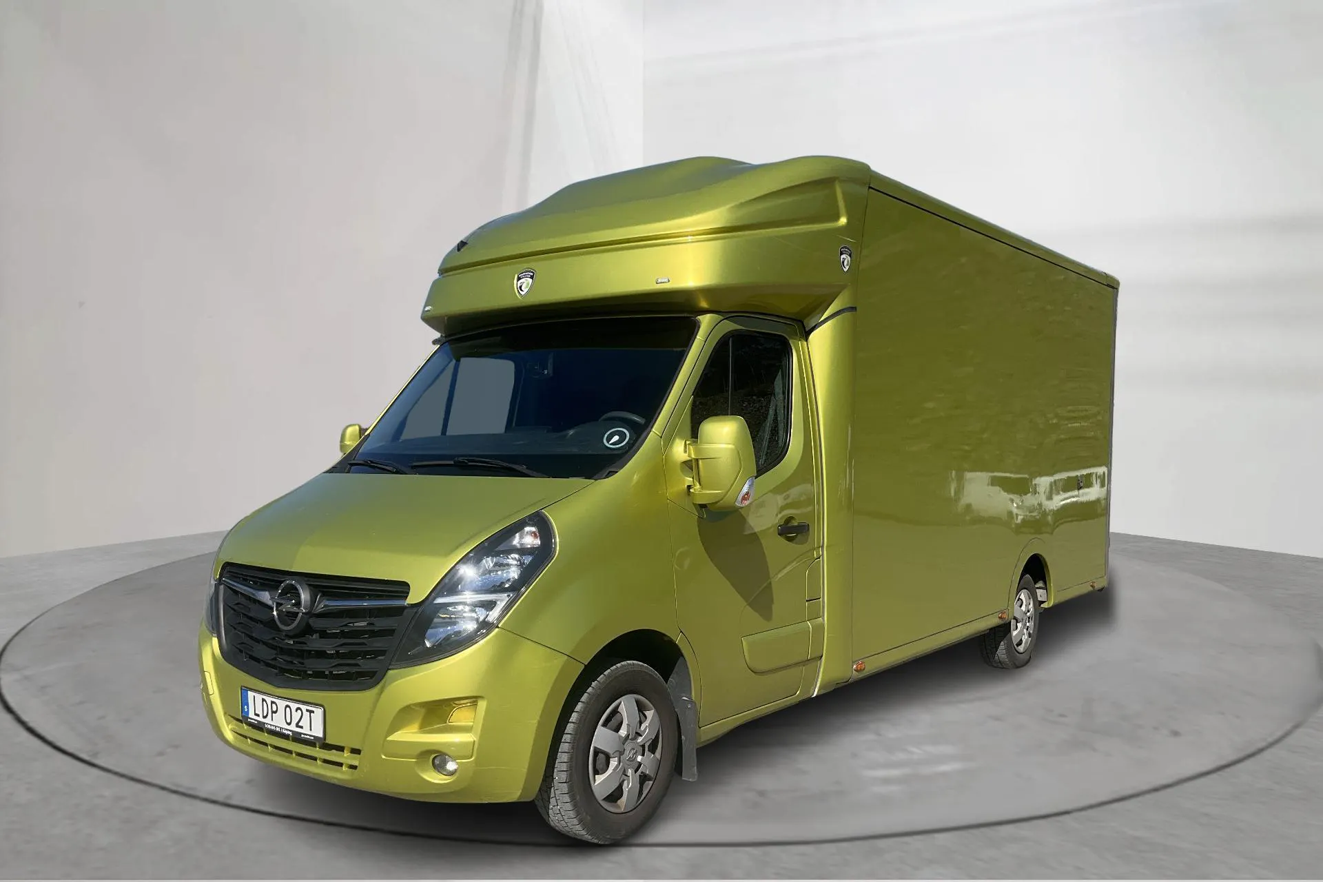 Presentation photo 1 of 12: Opel Movano Volymskåp 2.3 CDTI (163hk) - 111 780 km - Manual - Light Green - 2021