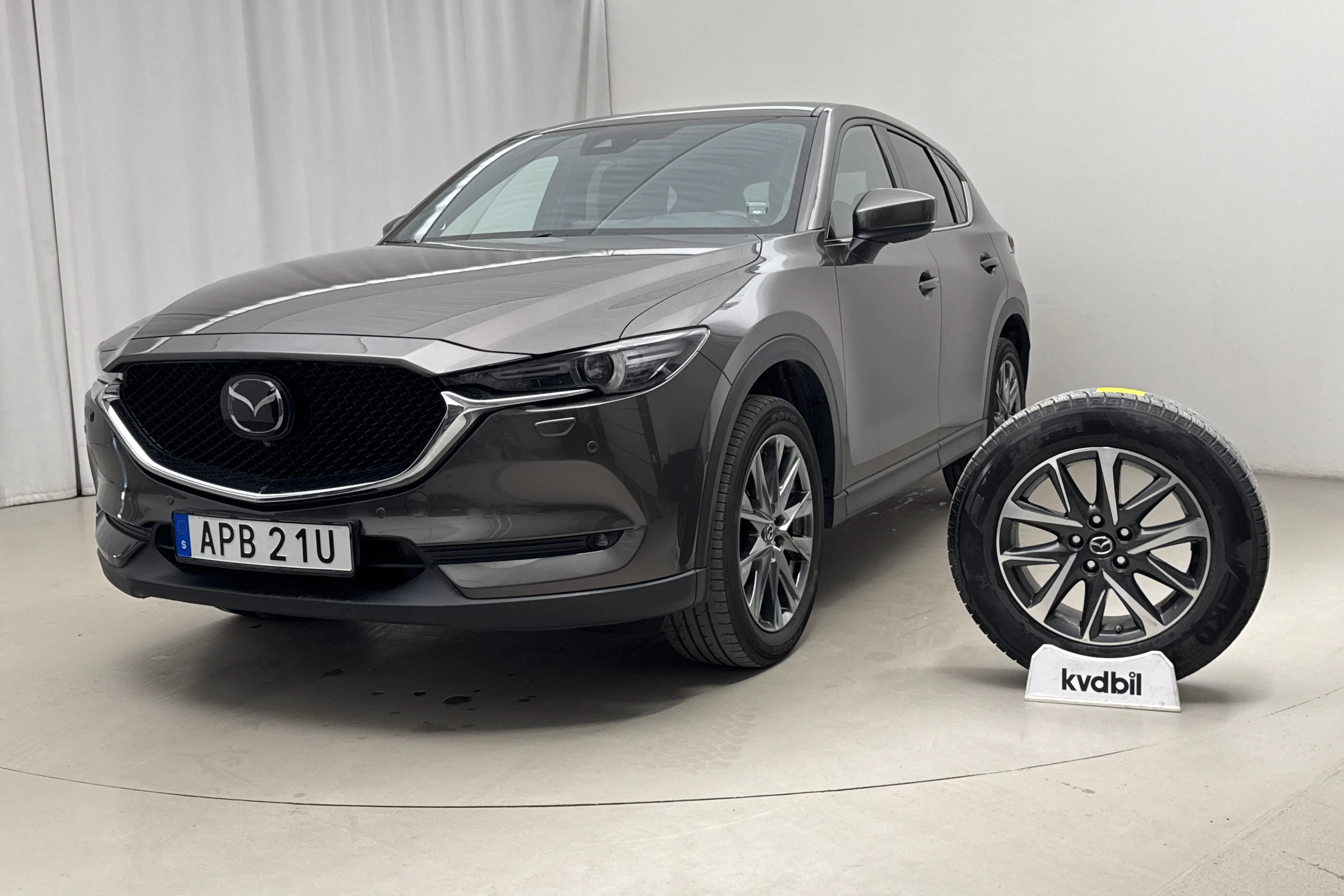 Presentation photo 1 of 18: Mazda CX-5 2.5 AWD (194hk) - 121 910 km - Automatic - brown - 2019