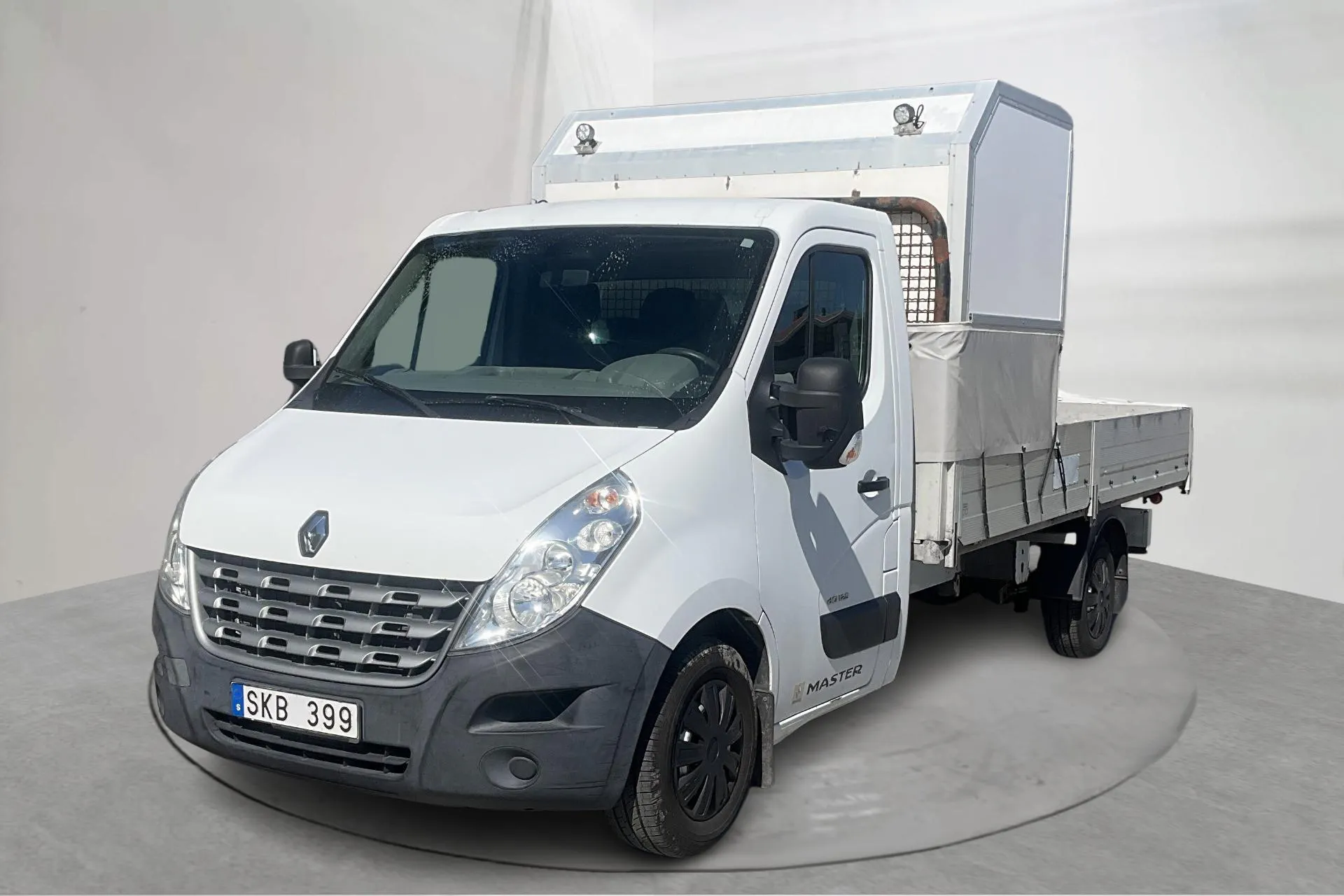 Presentation photo 1 of 12: Renault Master 2.3 dCi Flak/Skåp 2WD (125hk) - 116 010 km - Manual - white - 2011