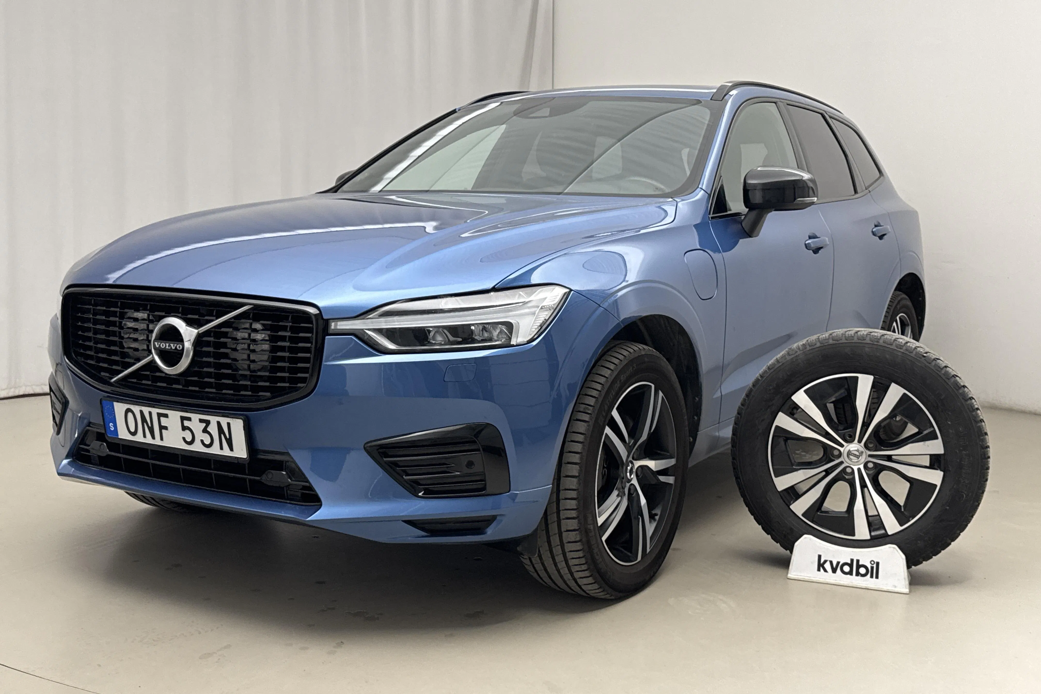 Presentation photo 1 of 27: Volvo XC60 T6 AWD Recharge (340hk) - 116 020 km - Automatic - blue - 2021