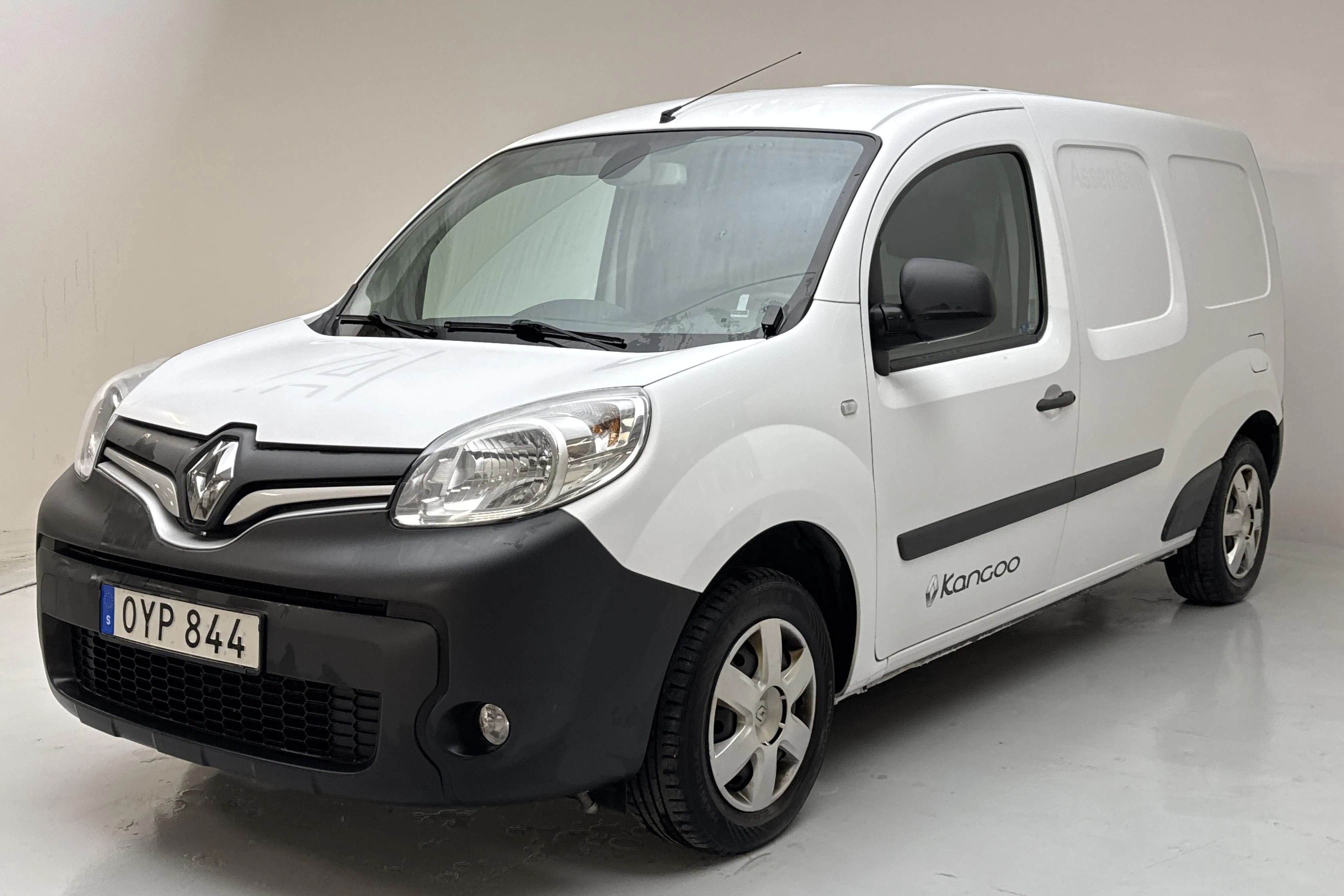 Presentation photo 1 of 13: Renault Kangoo 1.5 dCi Maxi Skåp (110hk) - 86 470 km - Manual - white - 2017