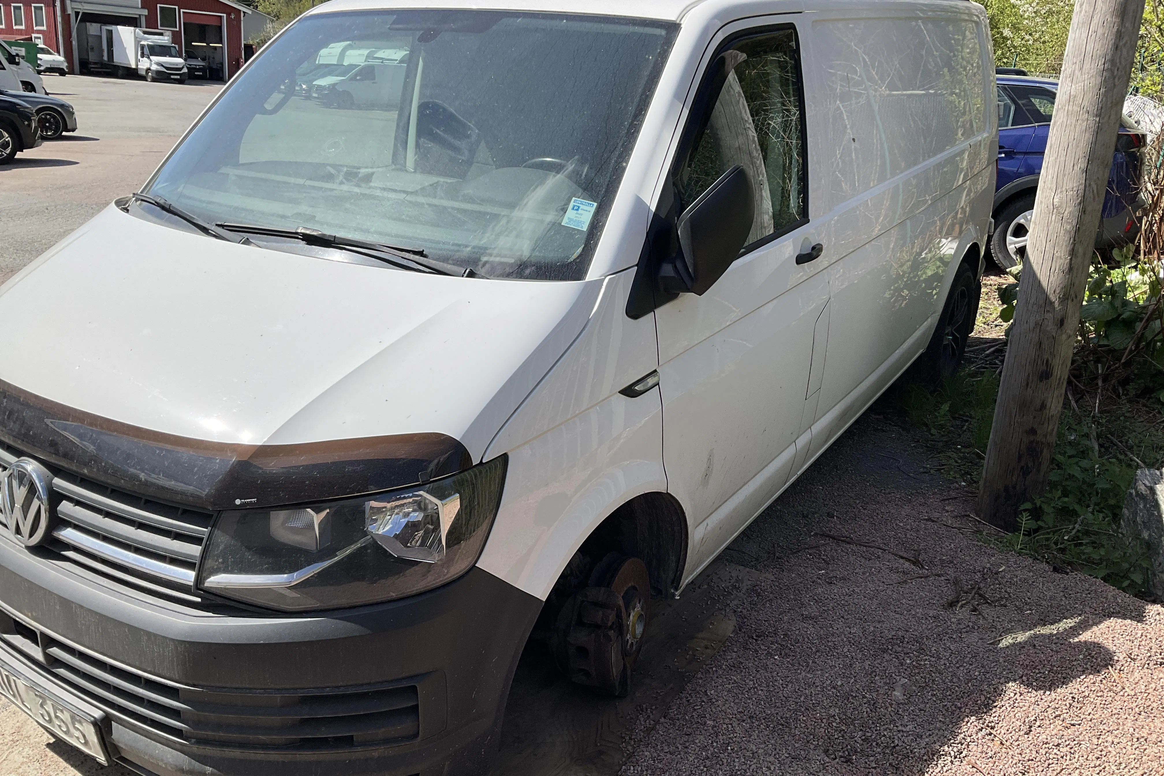 Presentation photo 1 of 9: VW Transporter T6 2.0 TDI BMT 4MOTION (204hk) - 0 km - Automatic - white - 2018