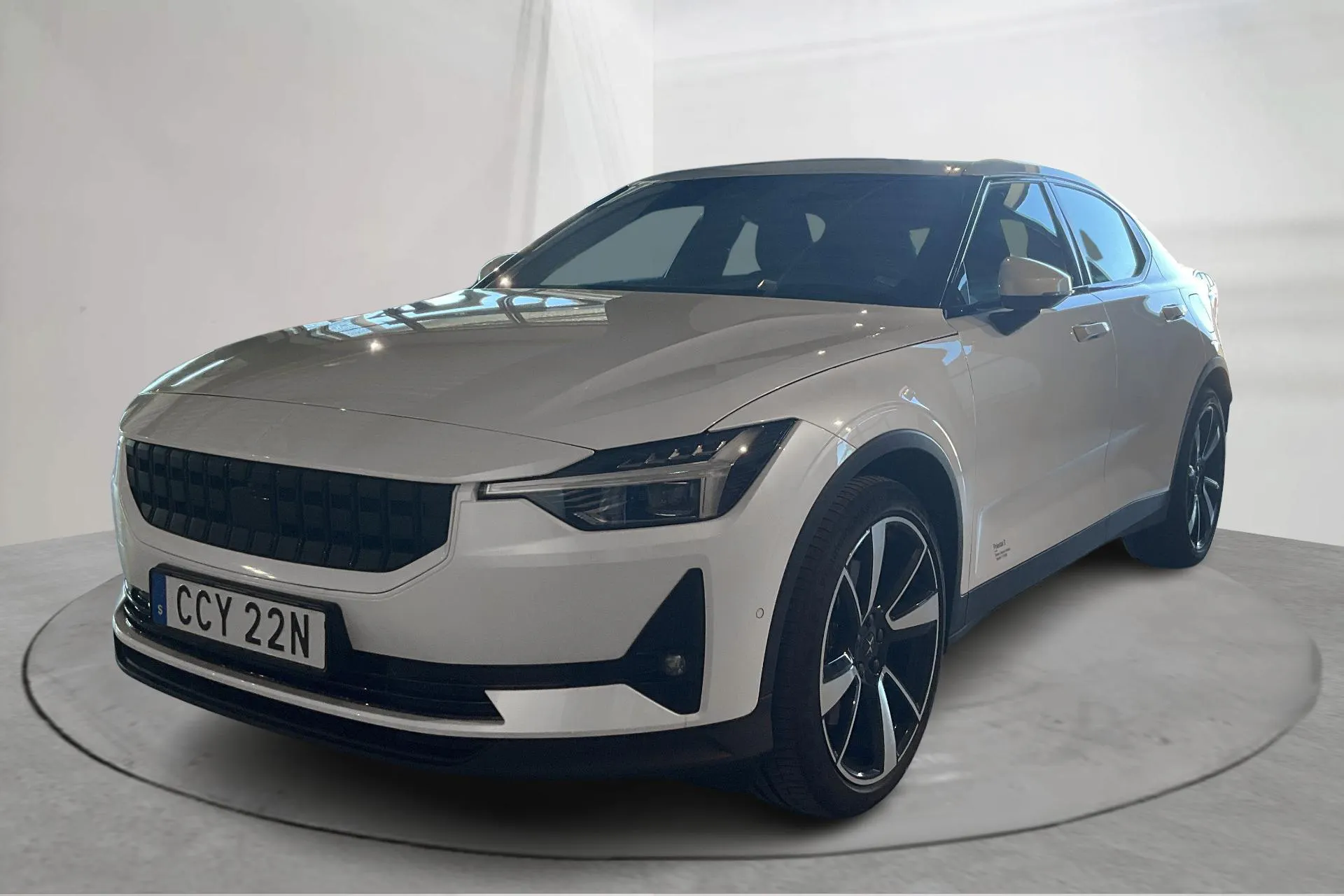 Presentation photo 1 of 23: Polestar 2 Long range Single motor (231hk) - 123 510 km - Automatic - white - 2022