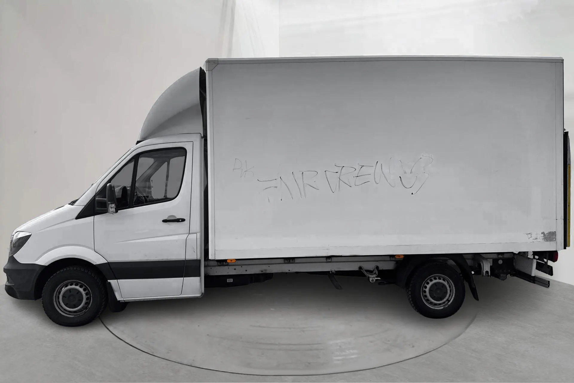 Presentationsfoto 2 av 12: Mercedes Sprinter 316 CDI Volymskåp (163hk) - 10 192 mil - Automat - vit - 2018