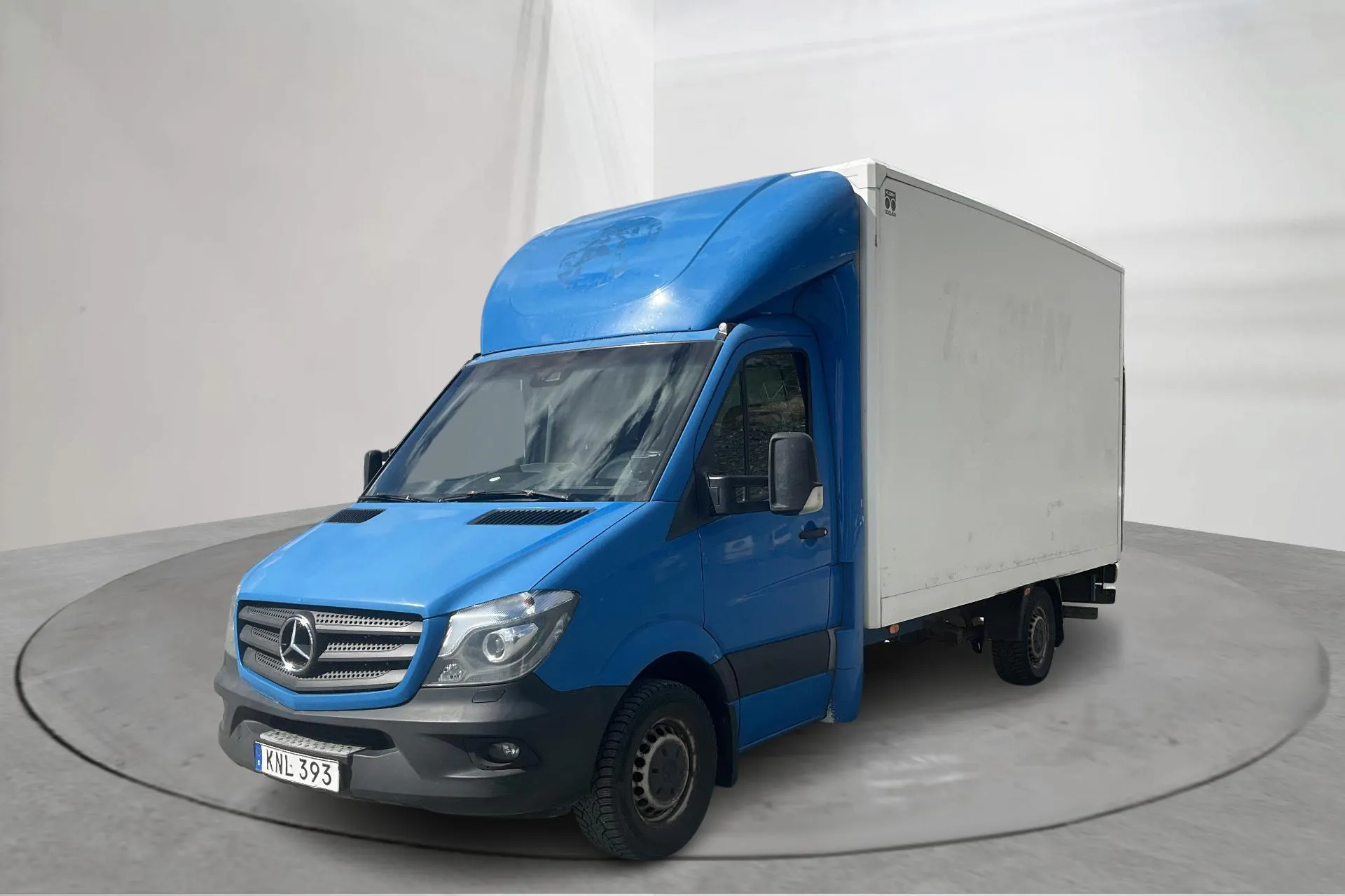 Presentation photo 1 of 11: Mercedes Sprinter 316 CDI Volymskåp (163hk) - 339 660 km - Automatic - blue - 2018