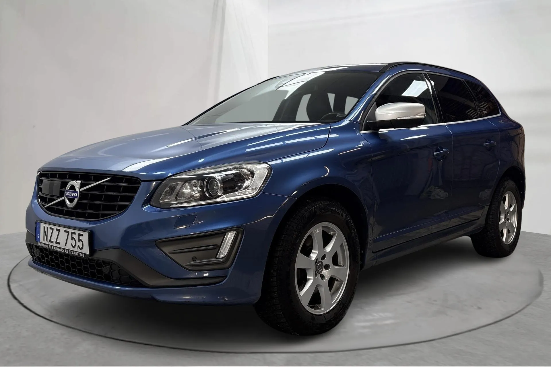 Presentation photo 1 of 20: Volvo XC60 D4 AWD (190hk) - 238 340 km - Automatic - blue - 2017