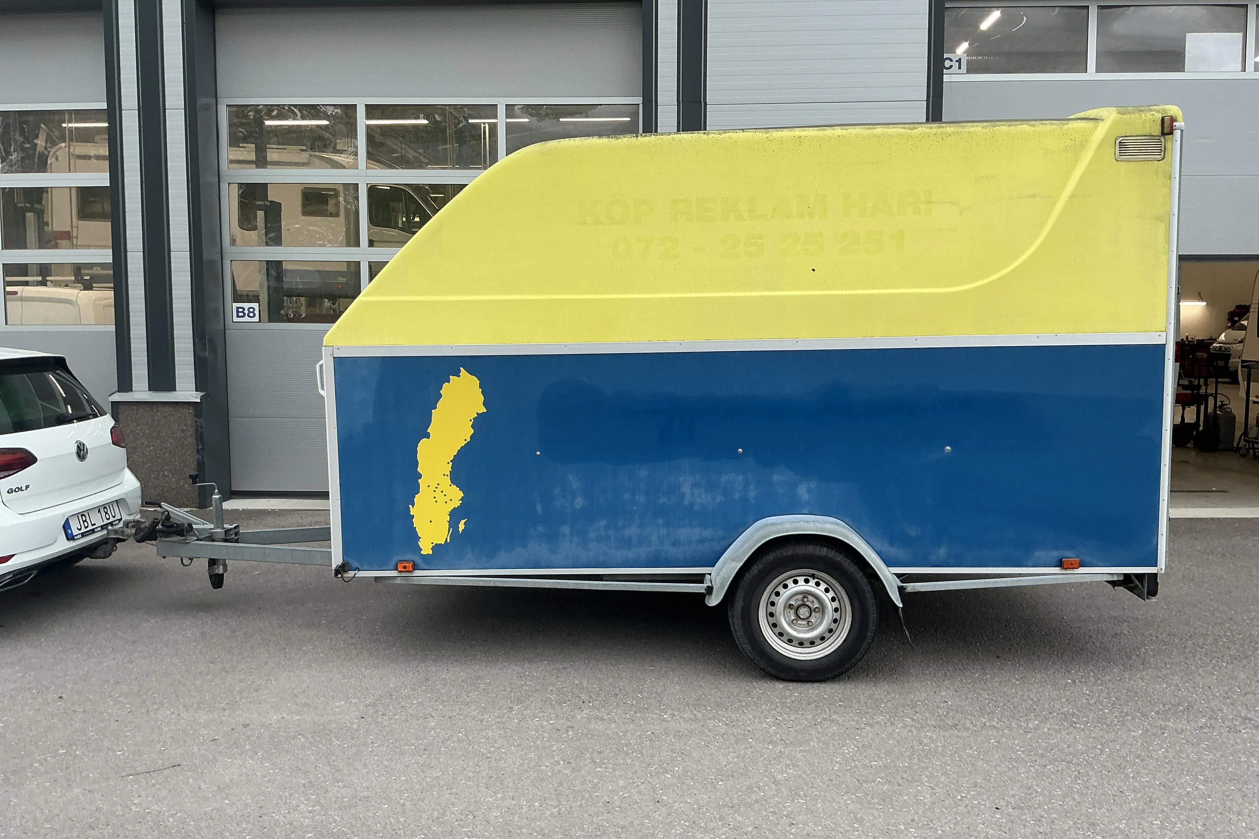 Presentation photo 2 of 8: REKO Trailer FCT 2413L Skåpsläpvagn Släpvagn - 0 km - 2014
