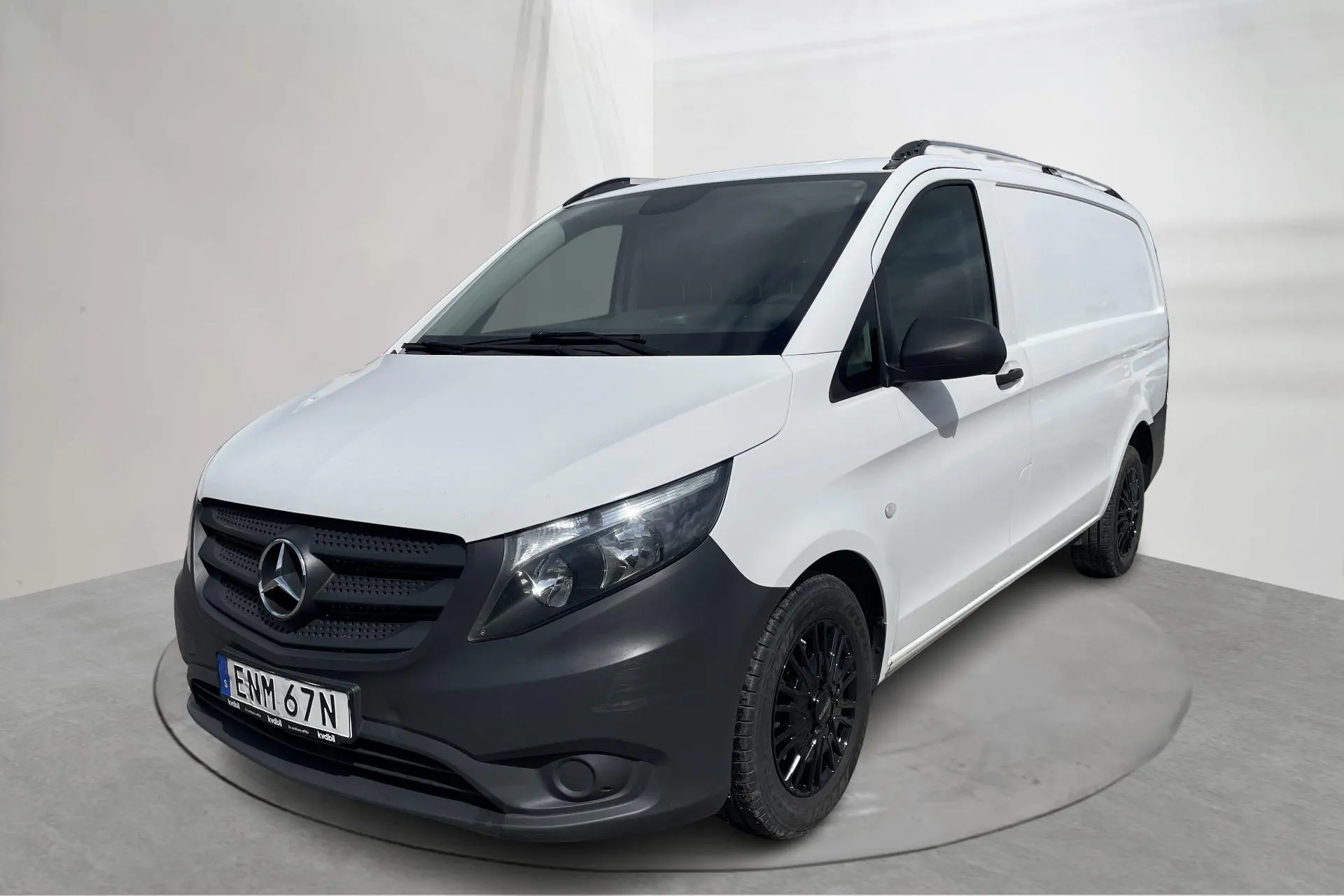 Presentationsfoto 1 av 16: Mercedes Vito 109 CDI W640 (88hk) - 18 505 mil - Manuell - vit - 2019