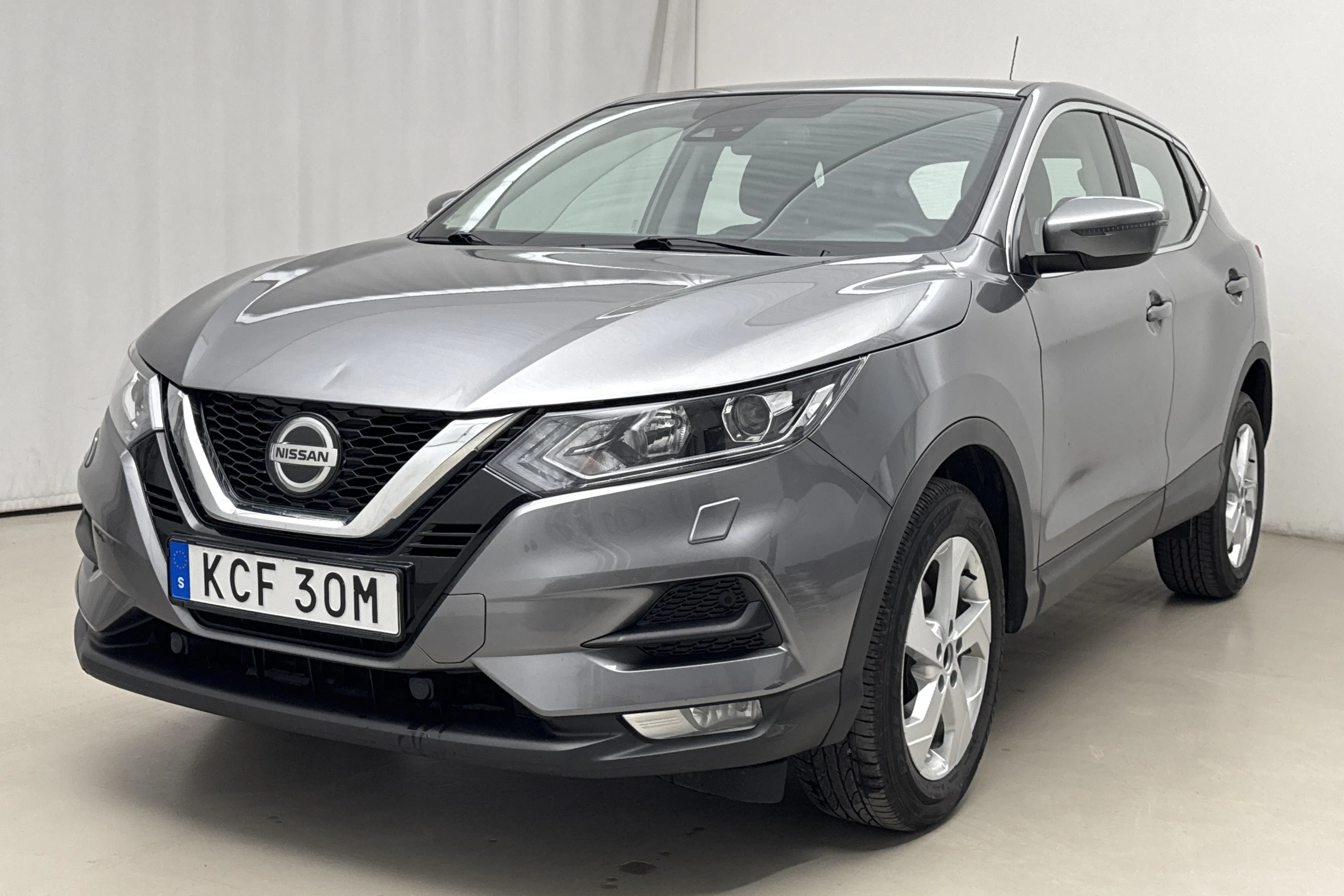 Presentationsfoto 1 av 17: Nissan Qashqai 1.3 DIG-T (160hk) - 8 783 mil - Automat - grå - 2021