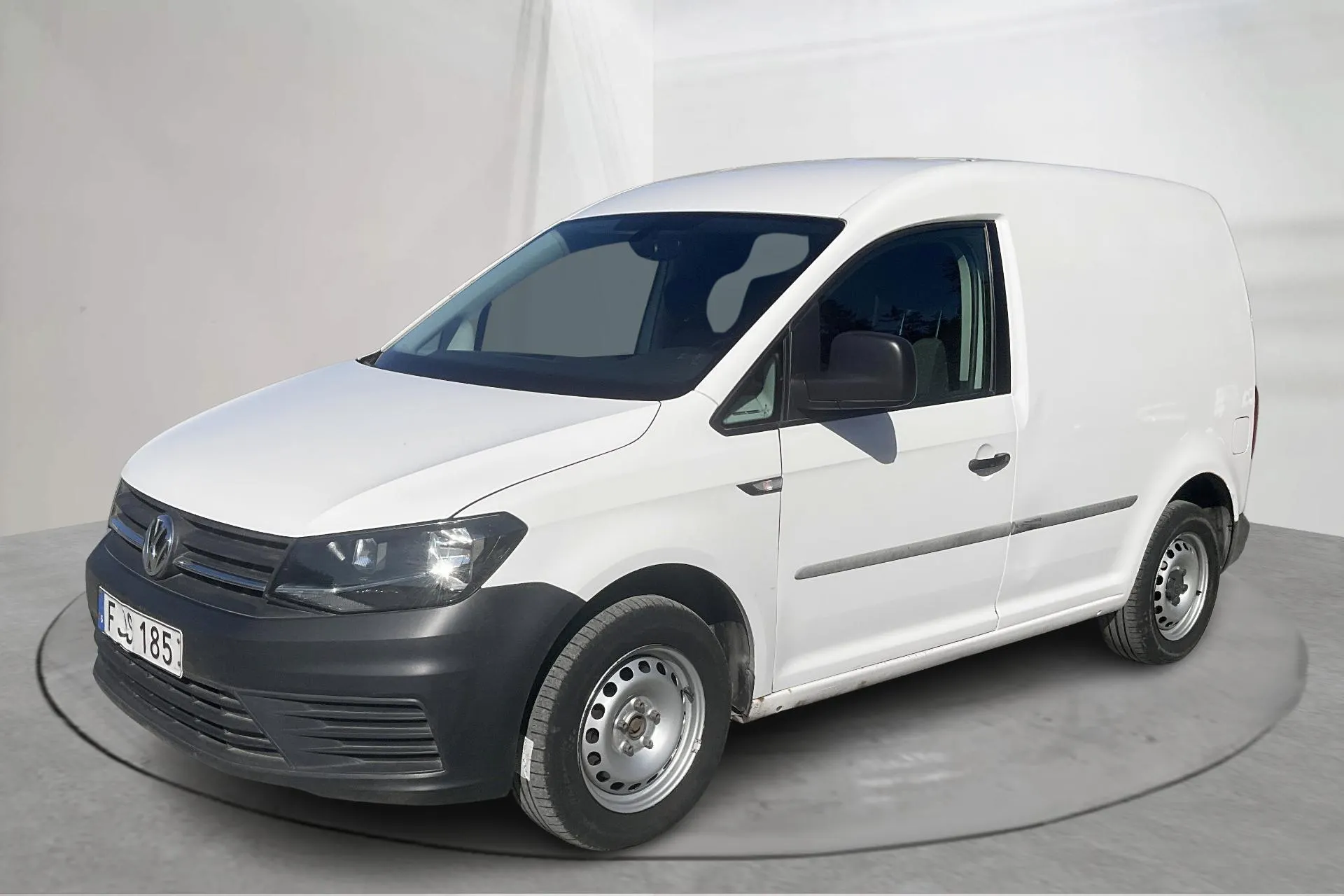 Presentationsfoto 1 av 13: VW Caddy 2.0 TDI Skåp (102hk) - 11 918 mil - Automat - vit - 2016
