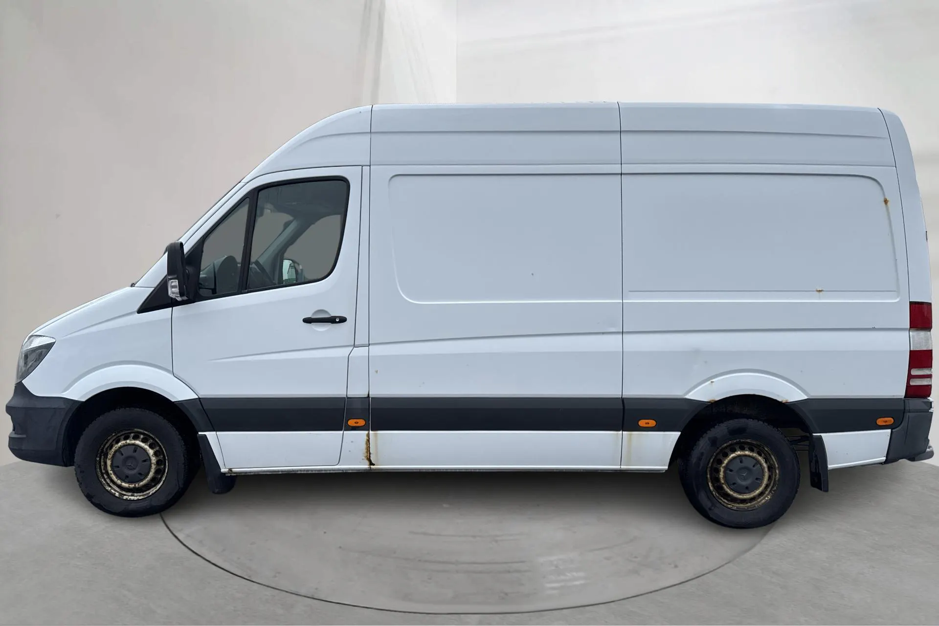 Presentationsfoto 2 av 12: Mercedes Sprinter 316 CDI (163hk) - 19 702 mil - Automat - vit - 2017