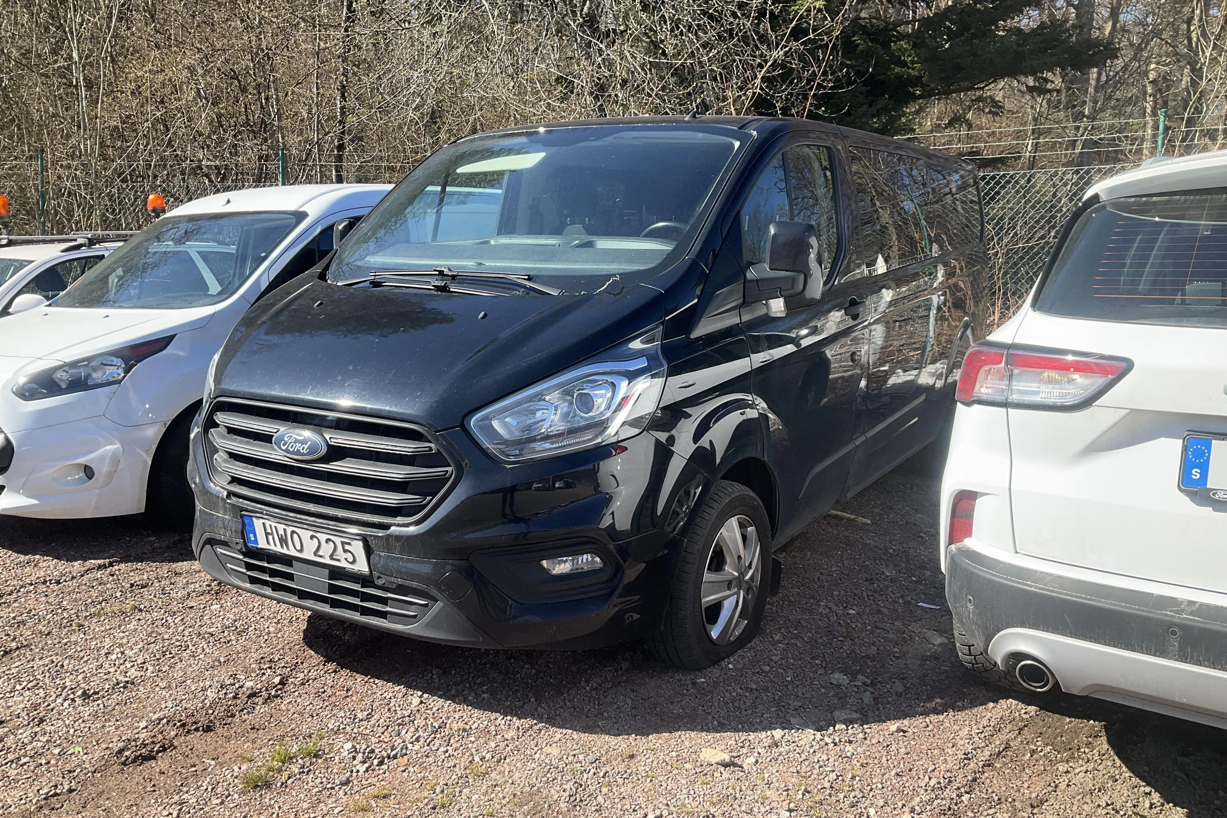 Presentation photo 1 of 15: Ford Transit Custom 300 (130hk) - 193 070 km - Manual - black - 2018