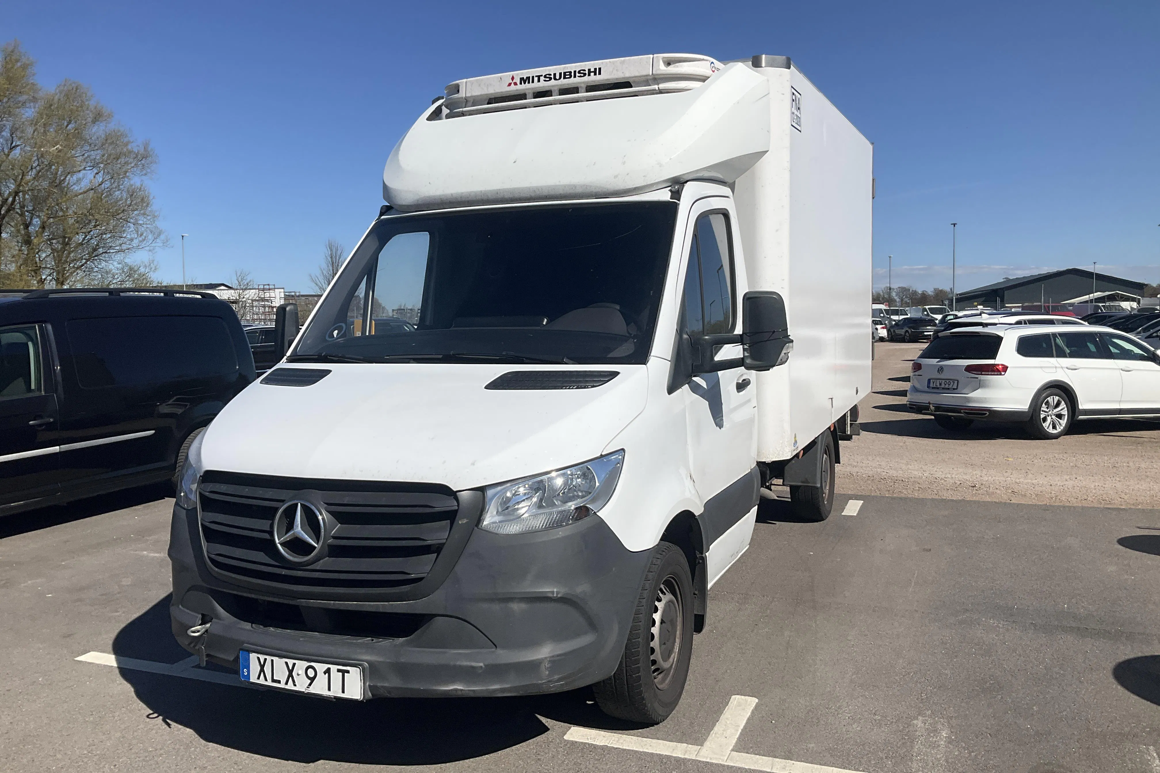 Presentationsfoto 1 av 19: Mercedes Sprinter 315 CDI Volymskåp RWD (150hk) - 18 879 mil - Automat - vit - 2022
