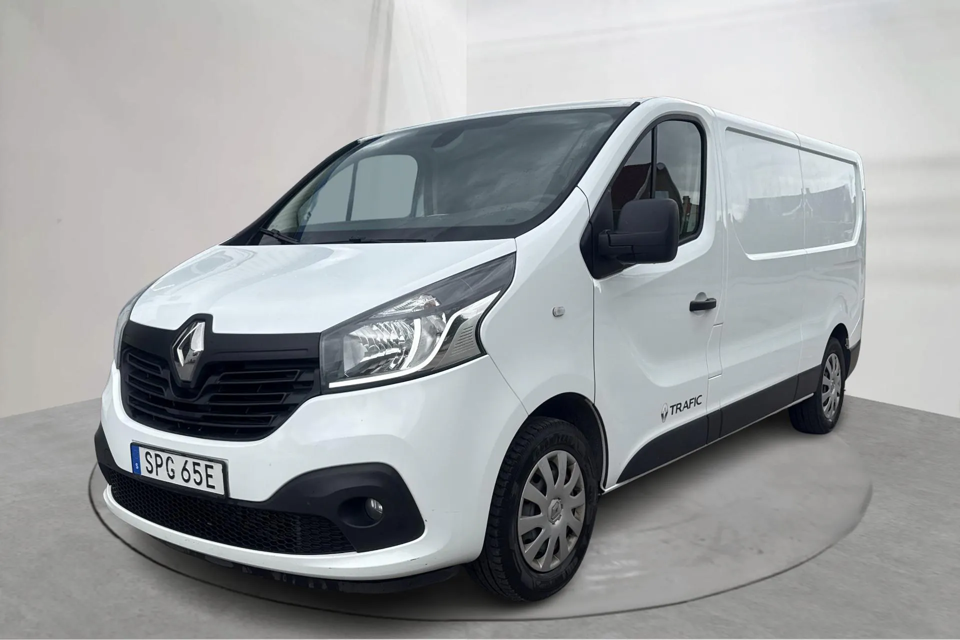 Presentationsfoto 1 av 14: Renault Trafic 1.6 dCi Skåp (125hk) - 26 919 mil - Manuell - vit - 2019