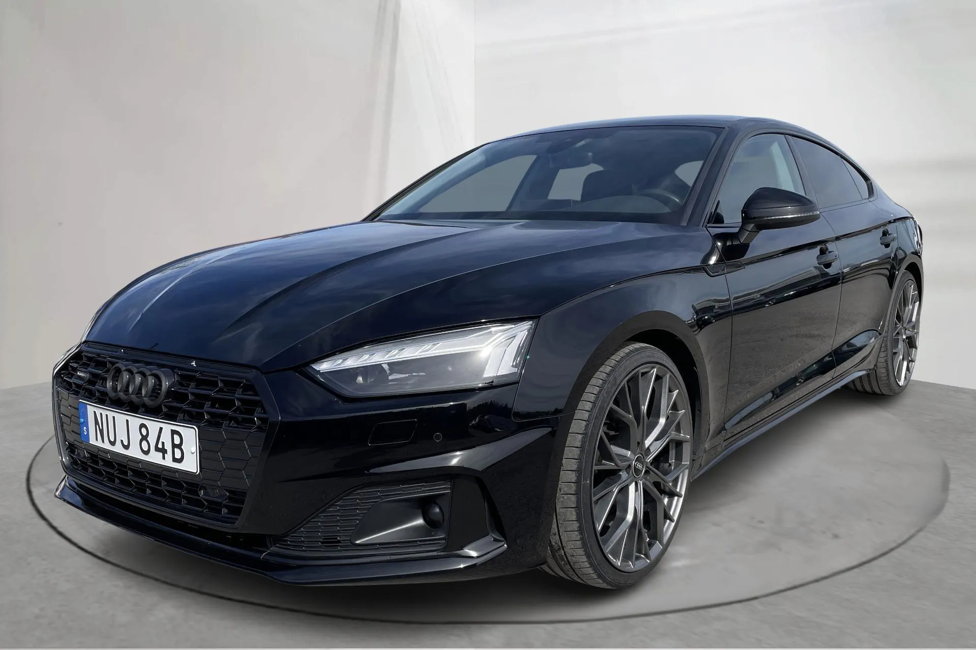 Presentation photo 1 of 21: Audi A5 Sportback 45 TFSI quattro (265hk) - 57 630 km - Automatic - black - 2023
