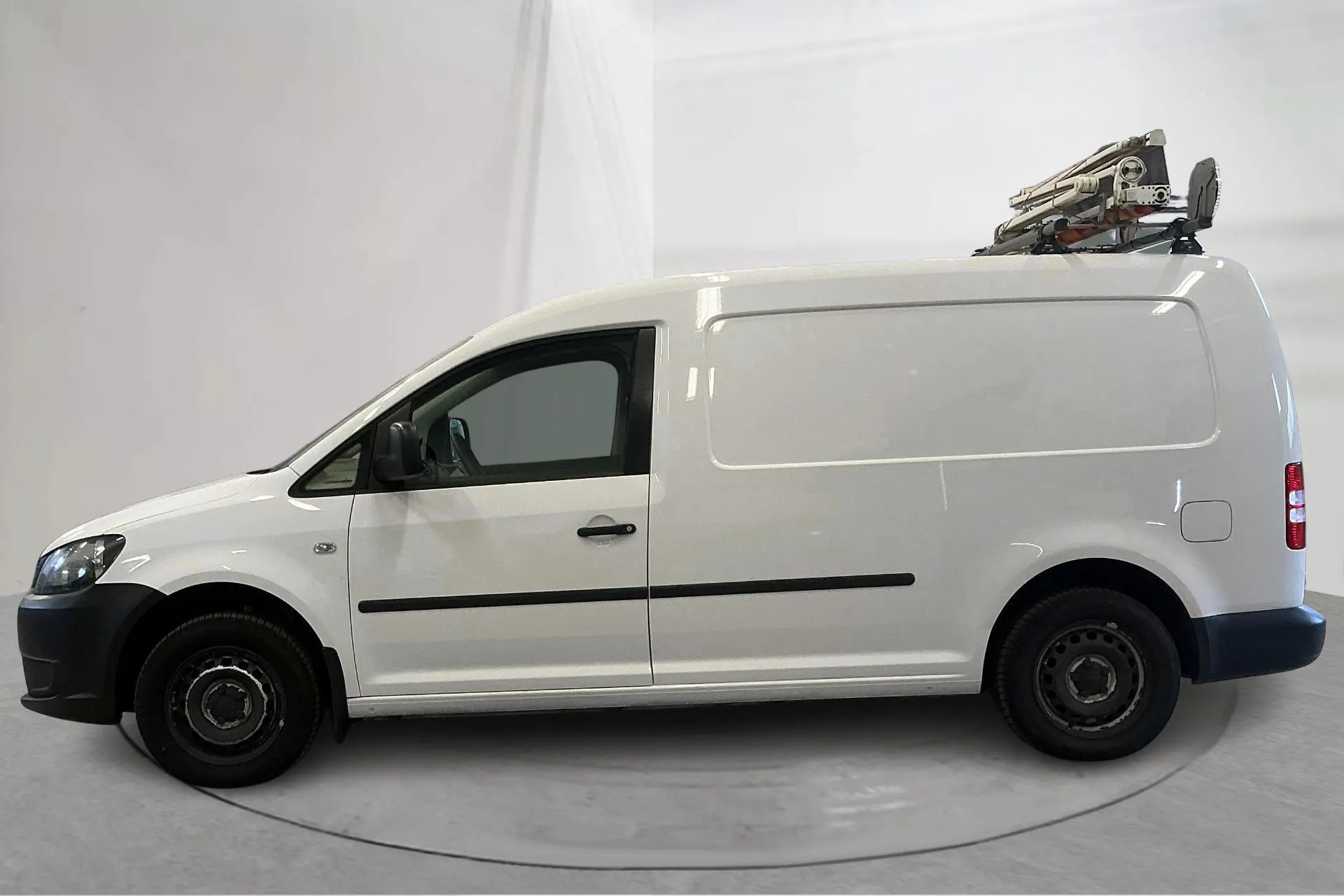Presentation photo 2 of 14: VW Caddy 2.0 Ecofuel Maxi Skåp (109hk) - 158 520 km - Manual - white - 2013