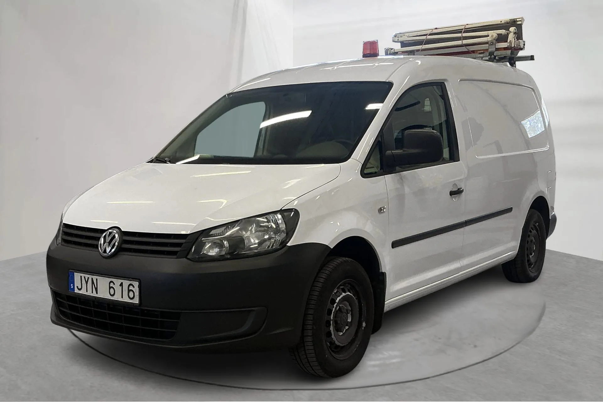 Presentation photo 1 of 14: VW Caddy 2.0 Ecofuel Maxi Skåp (109hk) - 158 520 km - Manual - white - 2013