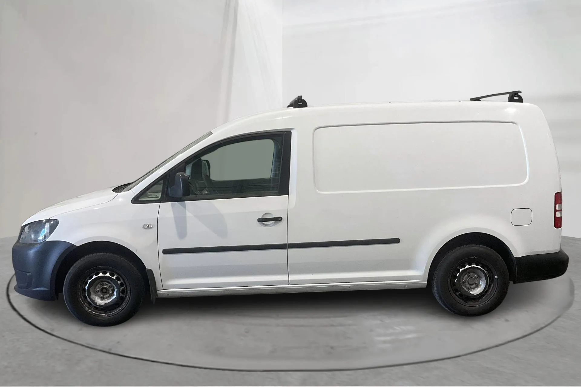 Presentation photo 2 of 12: VW Caddy 1.6 TDI Maxi Skåp (102hk) - 164 860 km - Manual - white - 2015