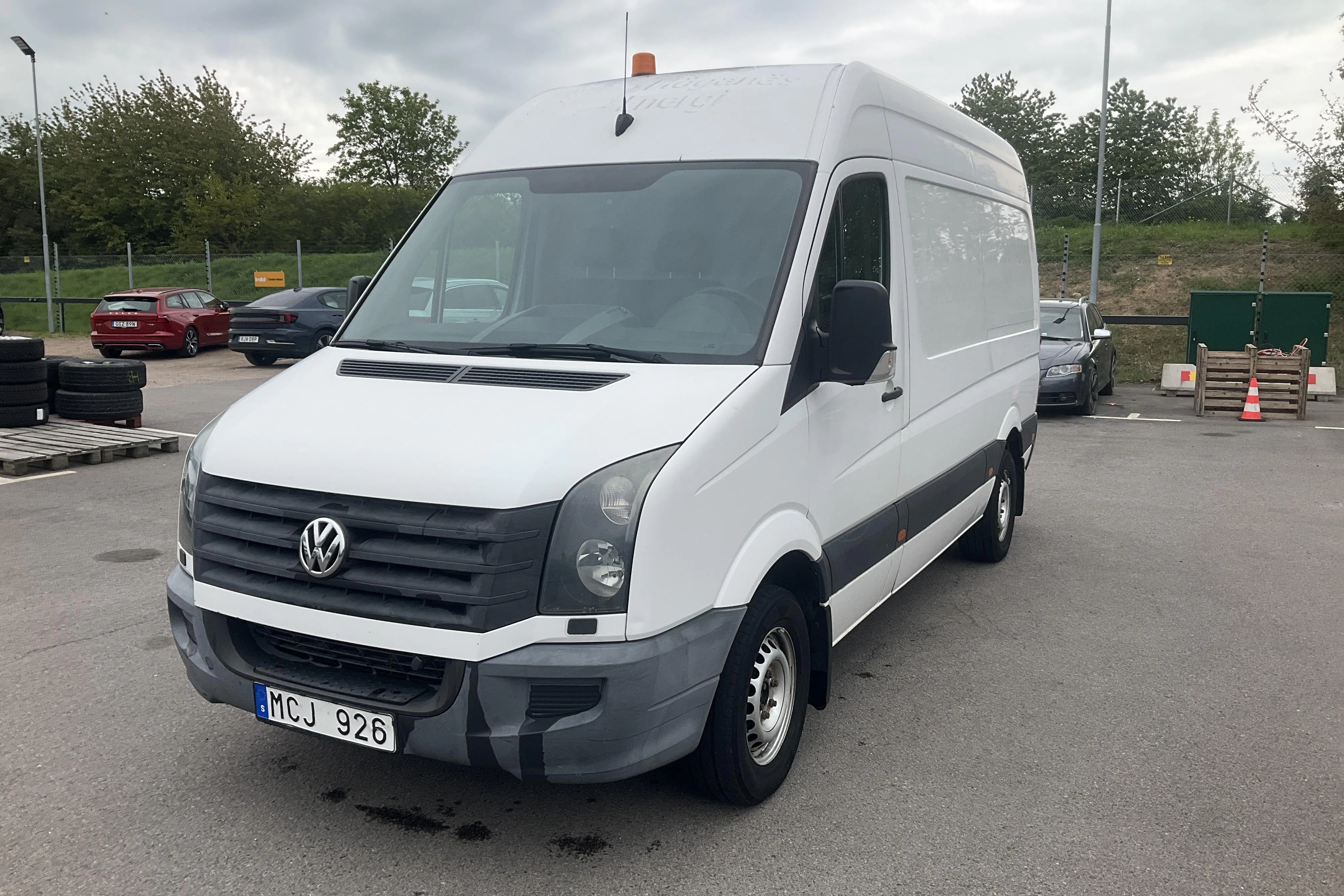 Presentationsfoto 1 av 13: VW Crafter 35 2.0 TDI Skåp (136hk) - 11 474 mil - Manuell - vit - 2012