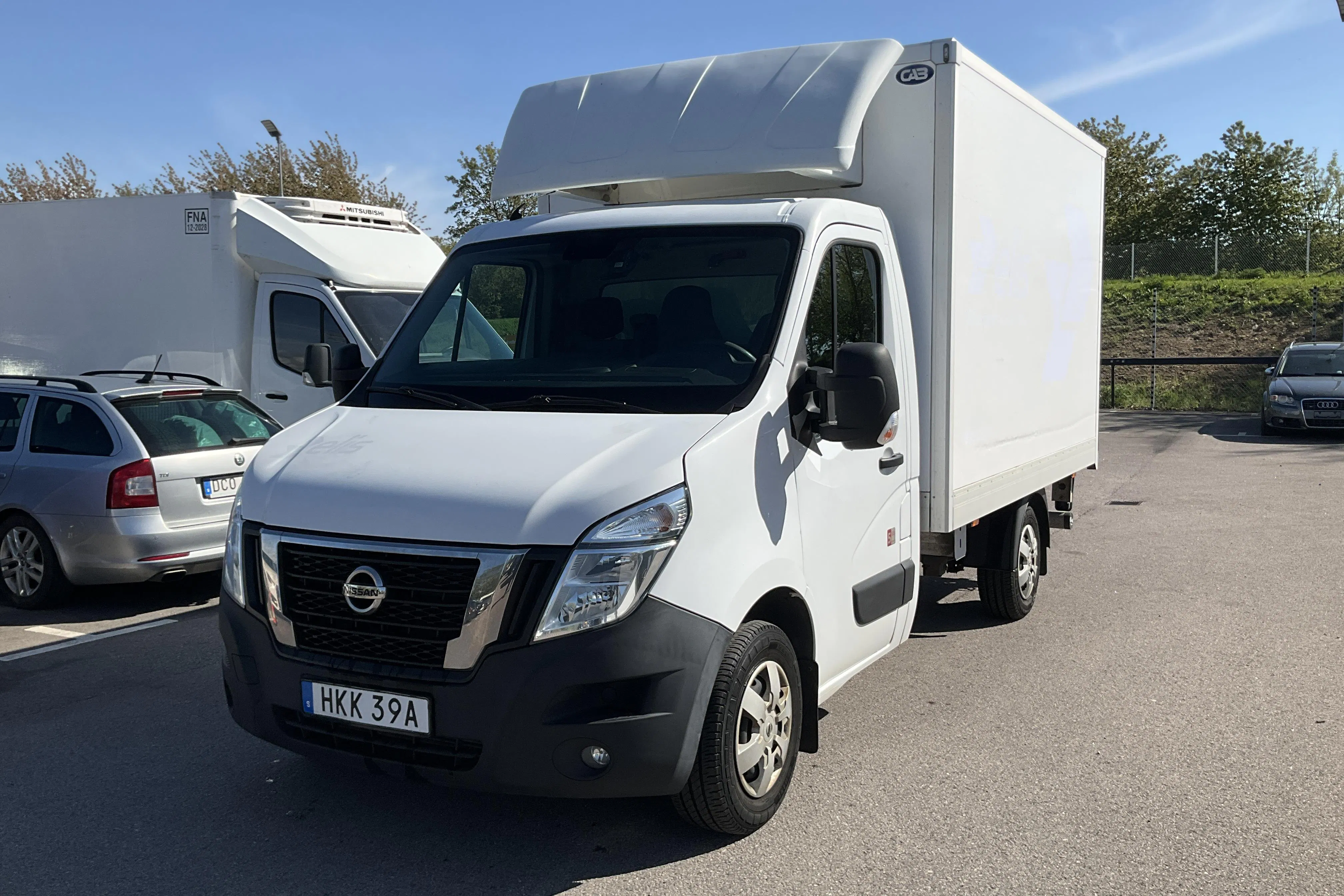 Presentationsfoto 1 av 15: Nissan NV400 2.3 dCi 2WD (180hk) - 12 103 mil - Automat - vit - 2021