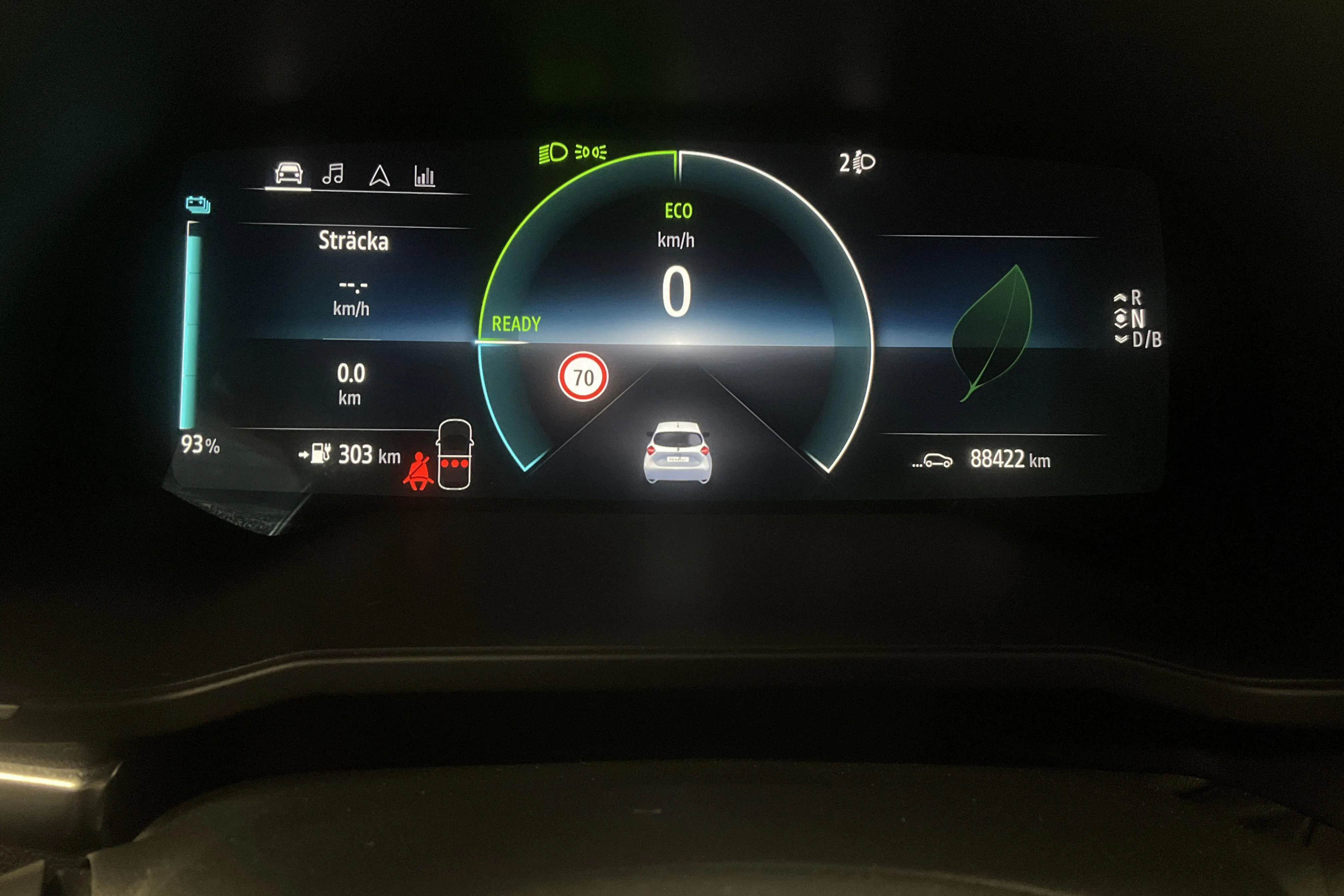 Presentationsfoto 17 av 17: Renault Zoe 52kWh R135 (135hk) - 8 843 mil - Automat - vit - 2020