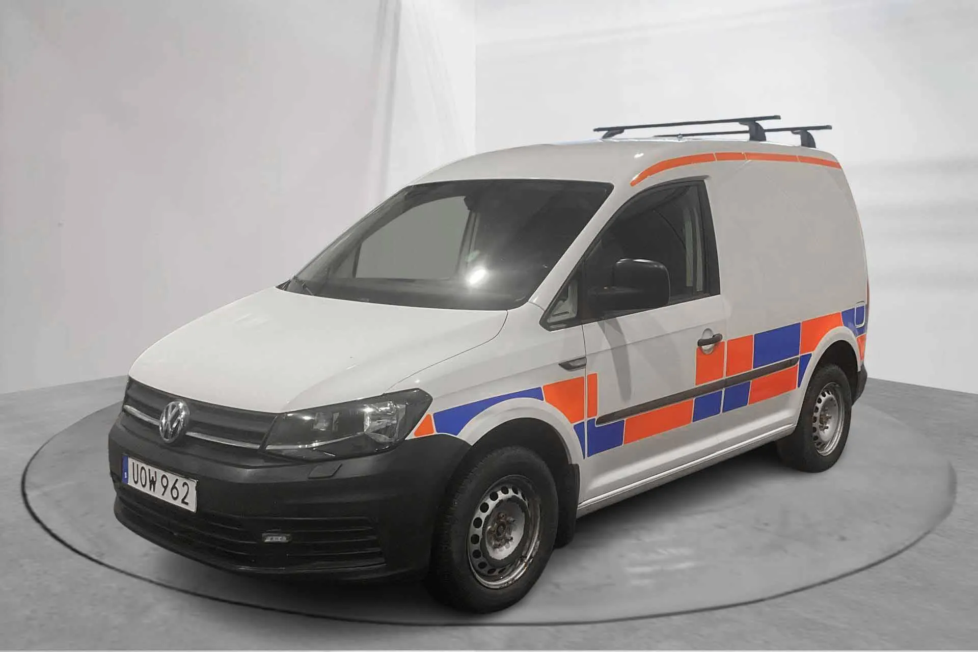 Presentation photo 1 of 12: VW Caddy 2.0 TDI Skåp (102hk) - 46 640 km - Manual - white - 2016