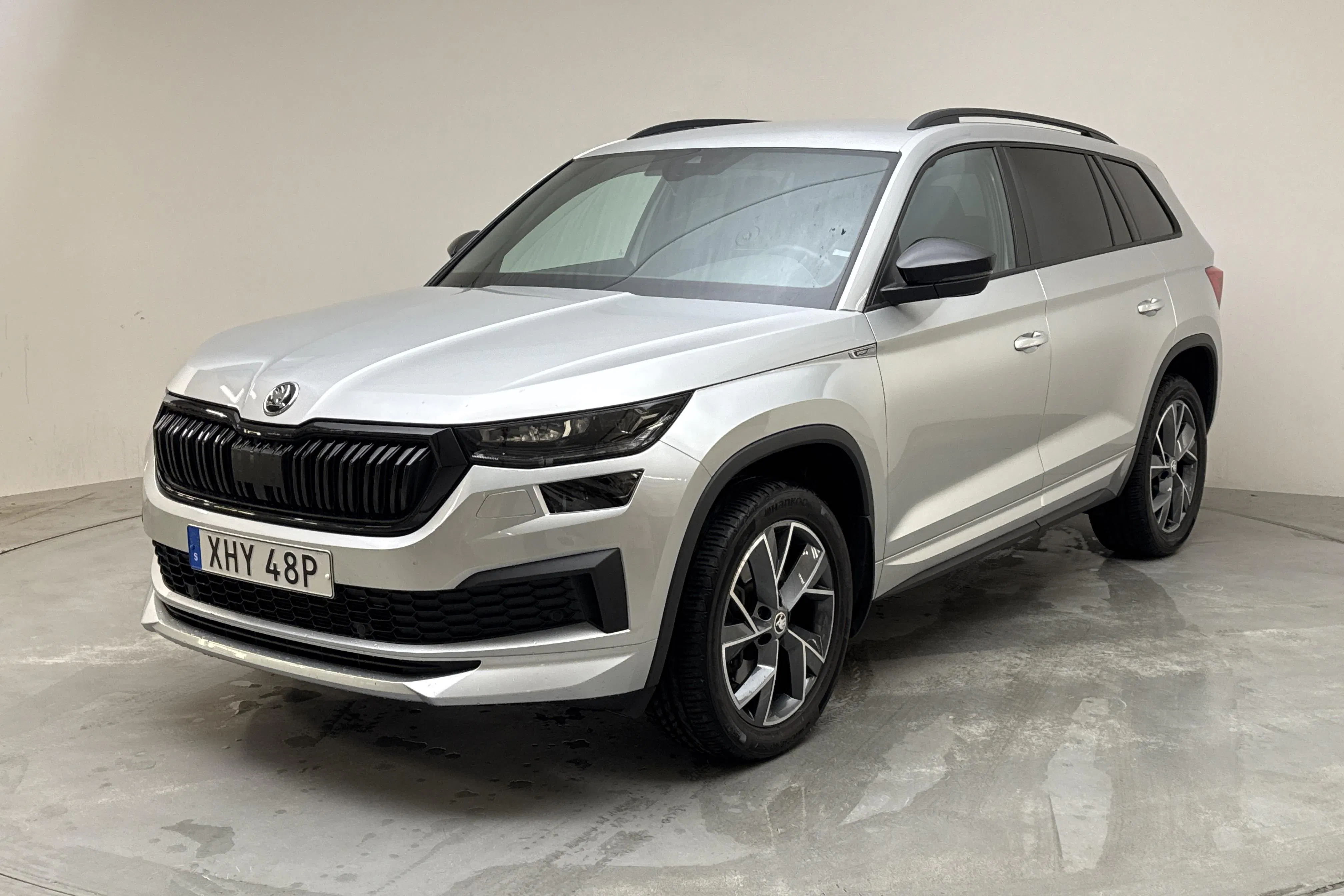 Presentationsfoto 1 av 14: Skoda Kodiaq 2.0 TDI 4X4 (200hk) - 3 485 mil - Automat - silver - 2023