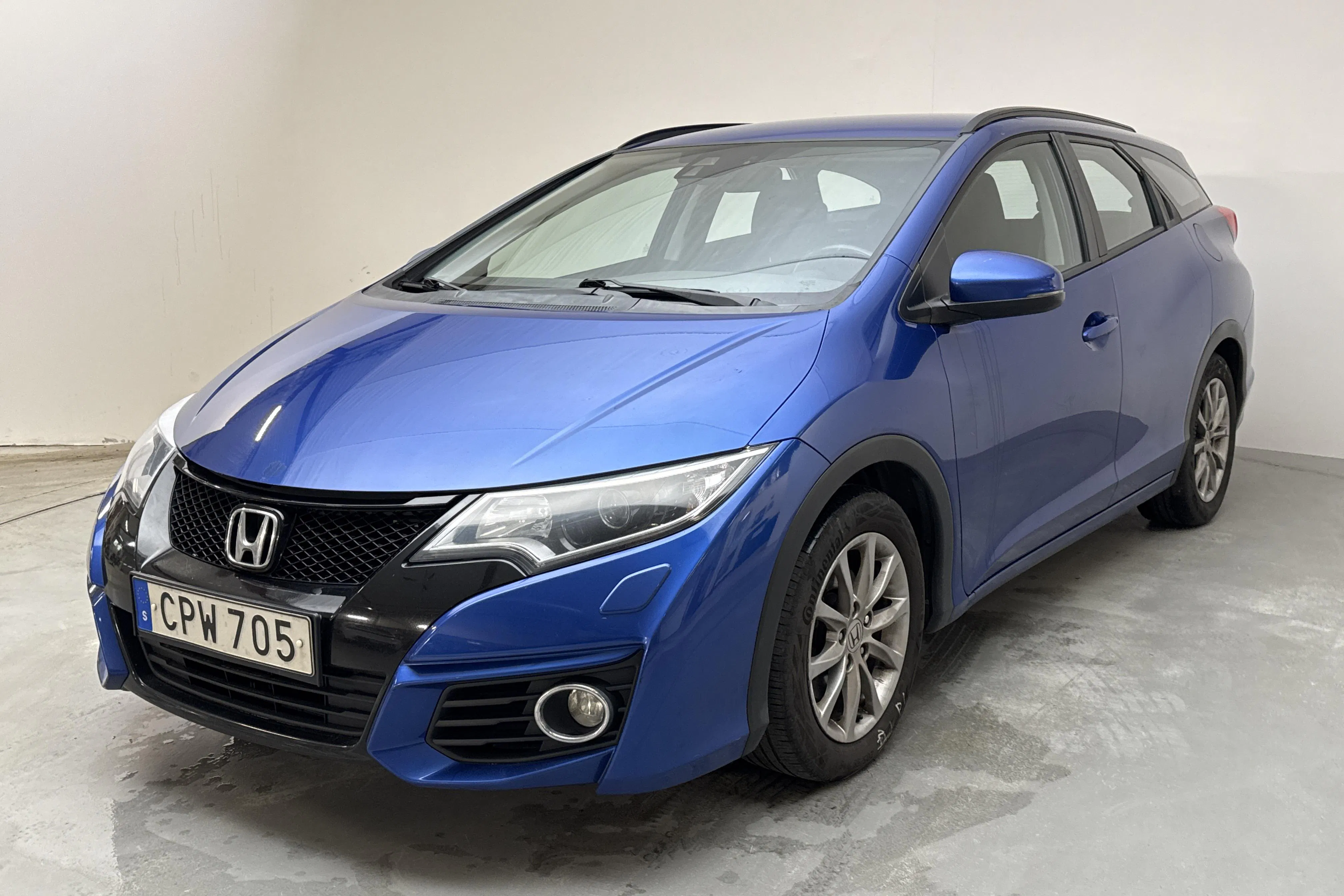 Presentationsfoto 1 av 12: Honda Civic 1.6 i-DTEC Tourer (120hk) - 17 482 mil - Manuell - blå - 2011