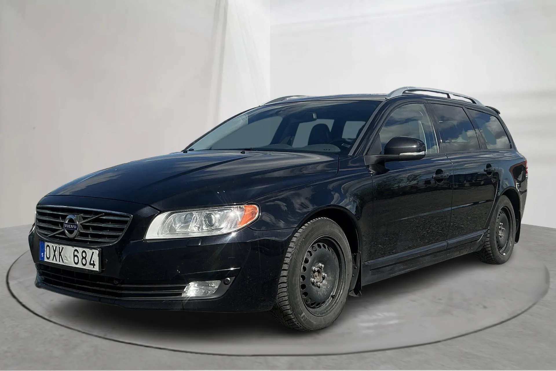 Presentationsfoto 1 av 16: Volvo V70 II D5 AWD (215hk) - 18 325 mil - Automat - svart - 2014