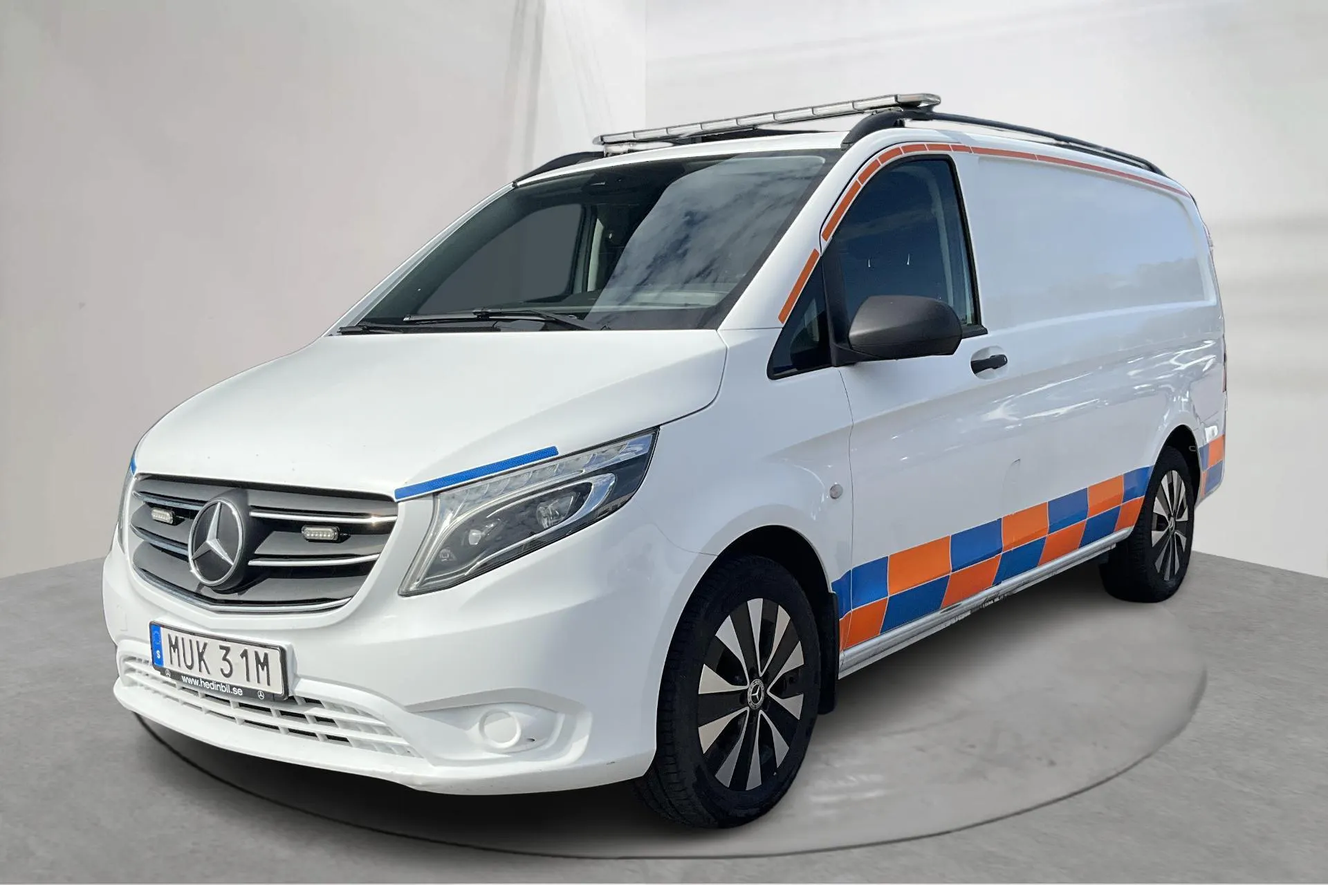 Presentationsfoto 1 av 18: Mercedes Vito 116 CDI W640 (163hk) - 14 843 mil - Automat - vit - 2022