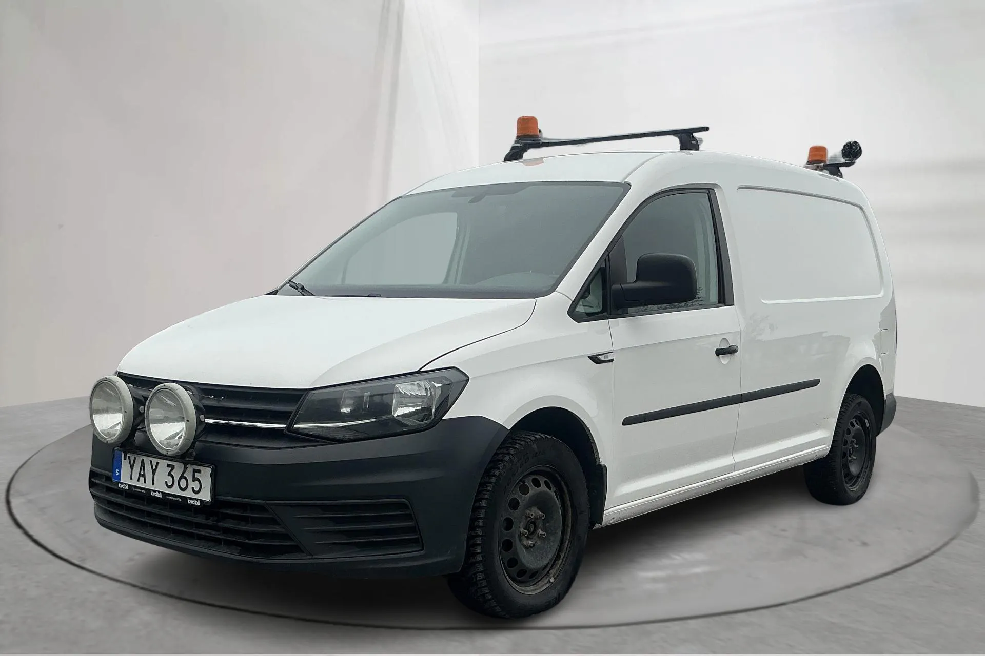 Presentation photo 1 of 15: VW Caddy 2.0 TDI Maxi Skåp 4MOTION (122hk) - 225 460 km - Manual - white - 2016