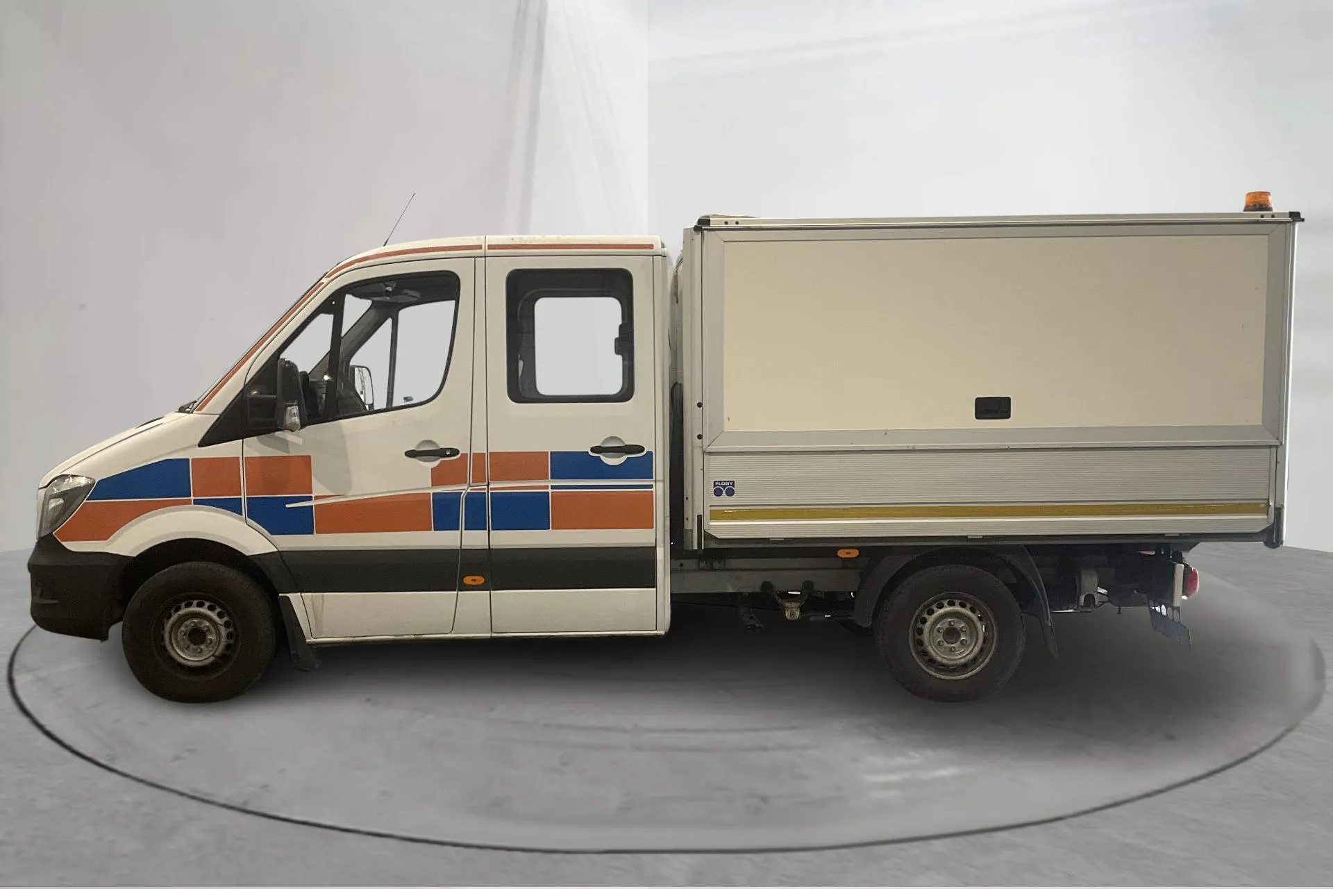 Presentationsfoto 2 av 14: Mercedes Sprinter 316 CDI Pickup/Chassi (163hk) - 16 600 mil - Automat - vit - 2017