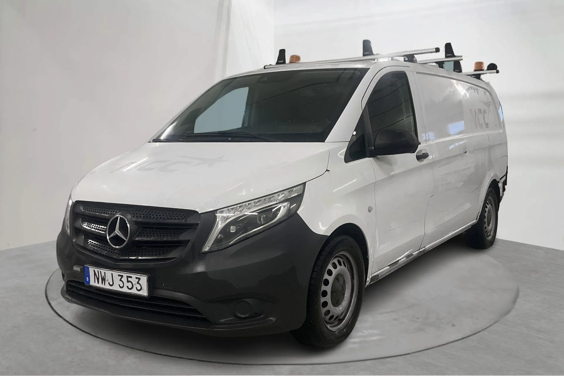 Presentationsfoto 1 av 17: Mercedes Vito 114 CDI W640 (136hk) - 16 686 mil - Manuell - vit - 2016