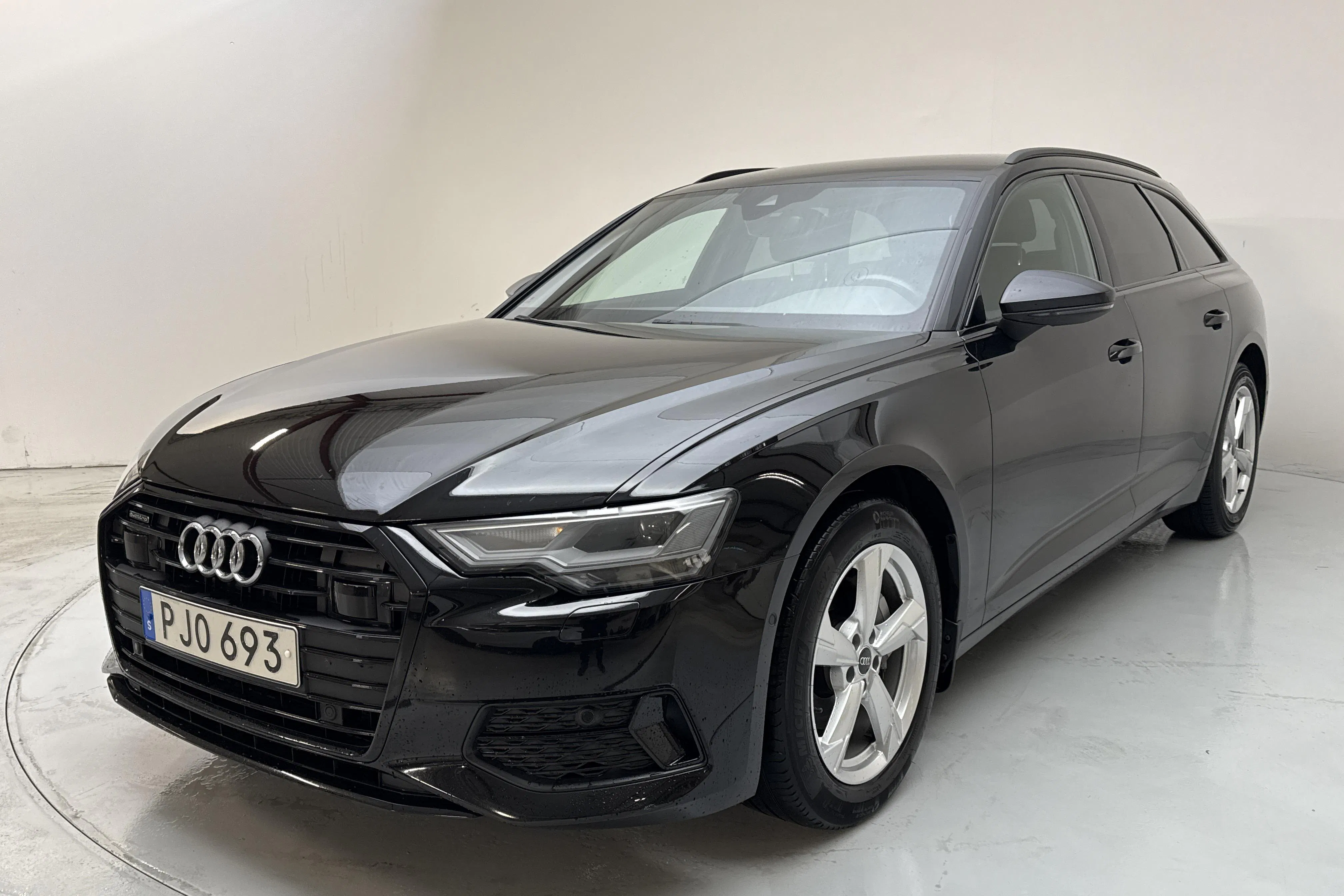 Presentation photo 1 of 17: Audi A6 Avant 40 TDI quattro (204hk) - 86 860 km - Automatic - black - 2023